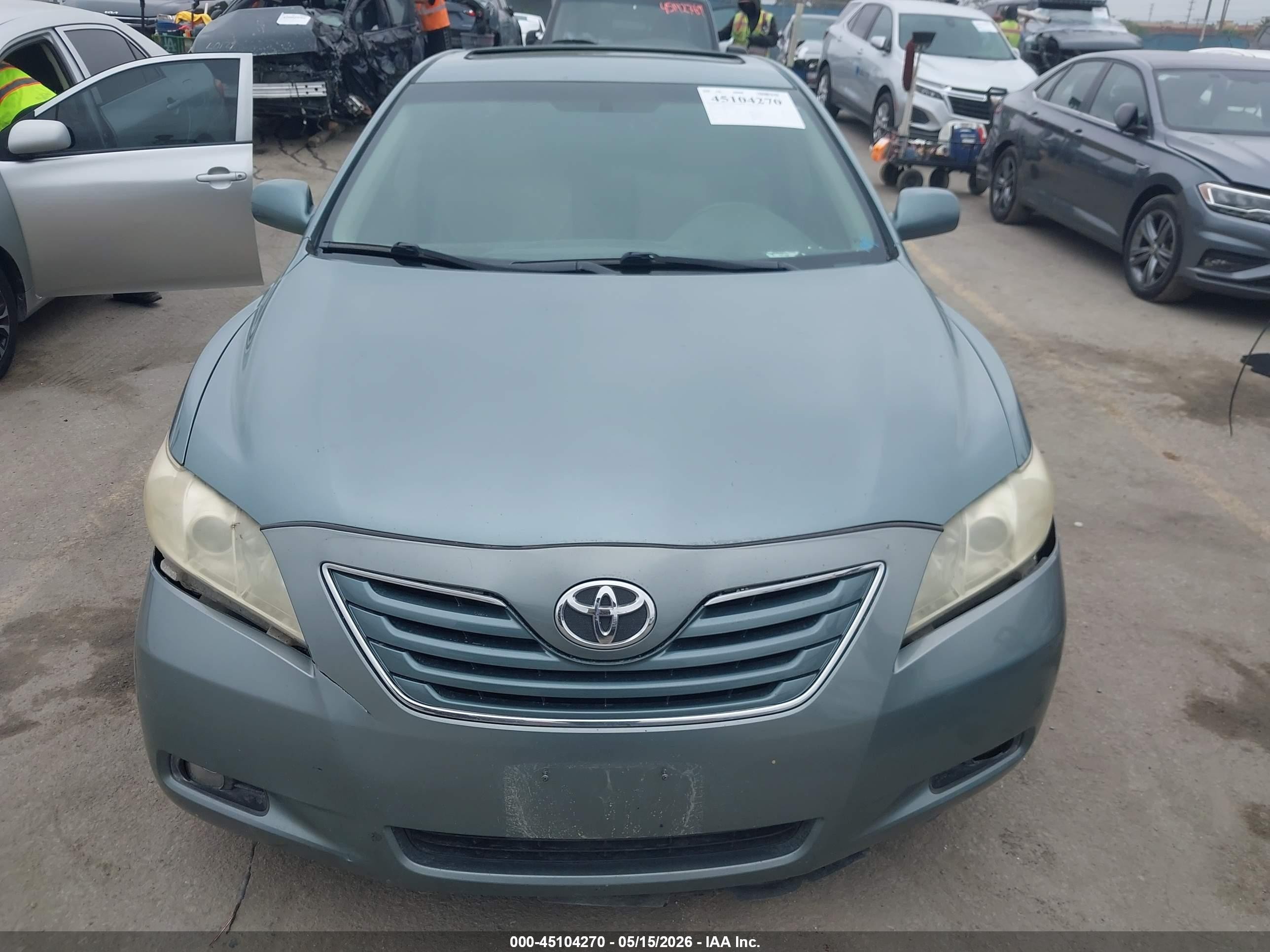2007 Toyota Camry Xle V6 Зеленый vin: 4T1BK46K07U544418