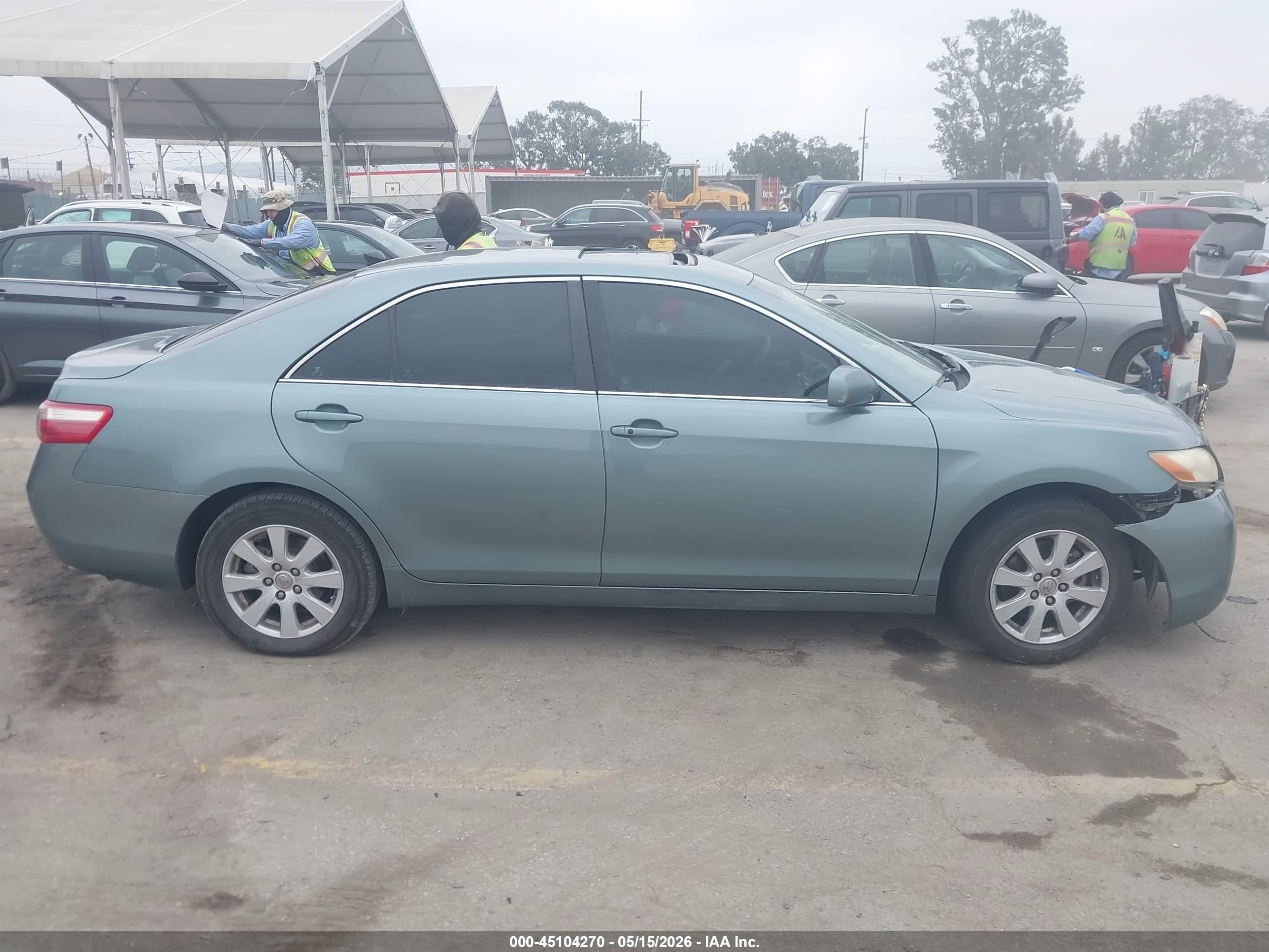2007 Toyota Camry Xle V6 Зеленый vin: 4T1BK46K07U544418