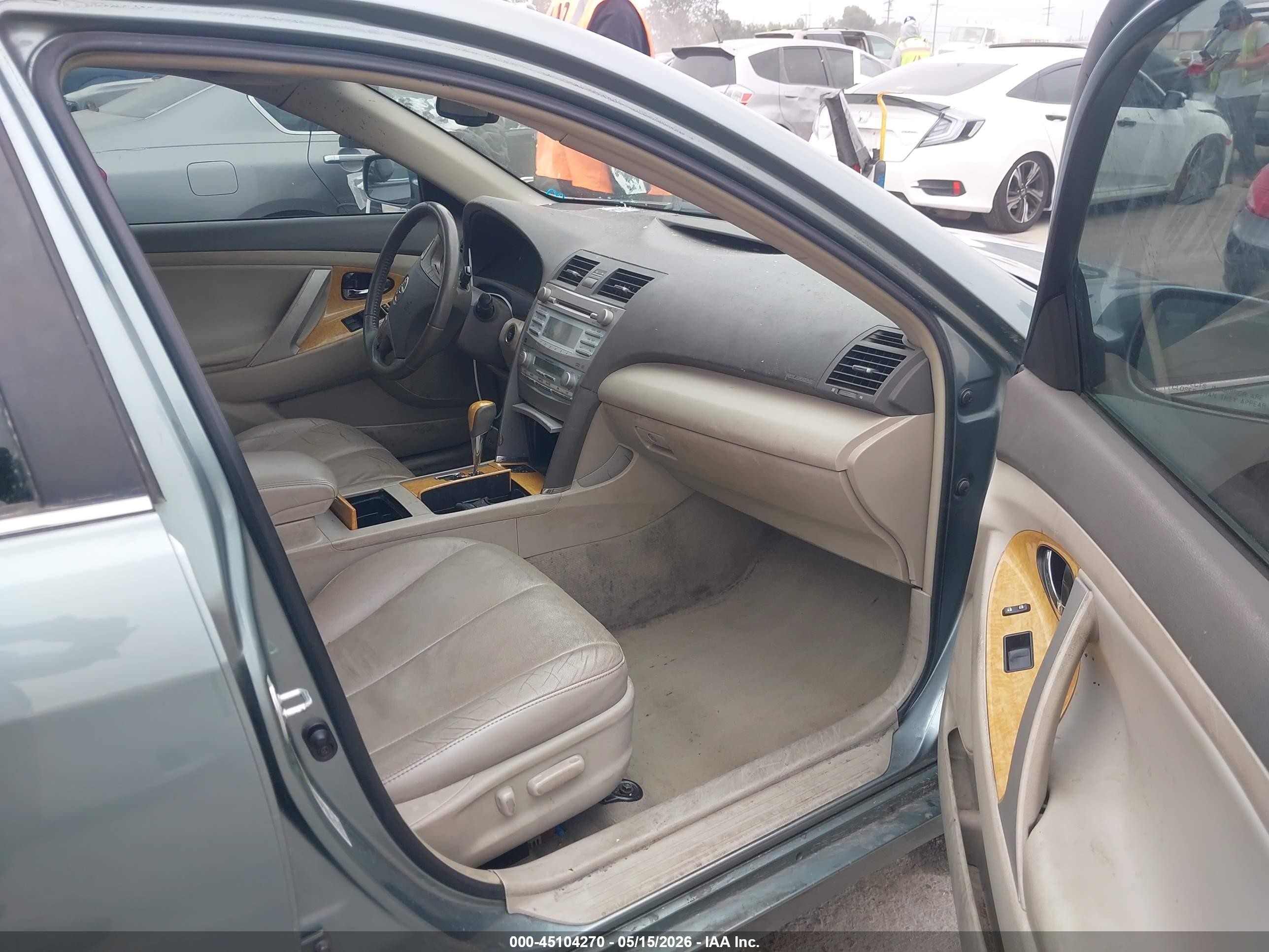 2007 Toyota Camry Xle V6 Зеленый vin: 4T1BK46K07U544418