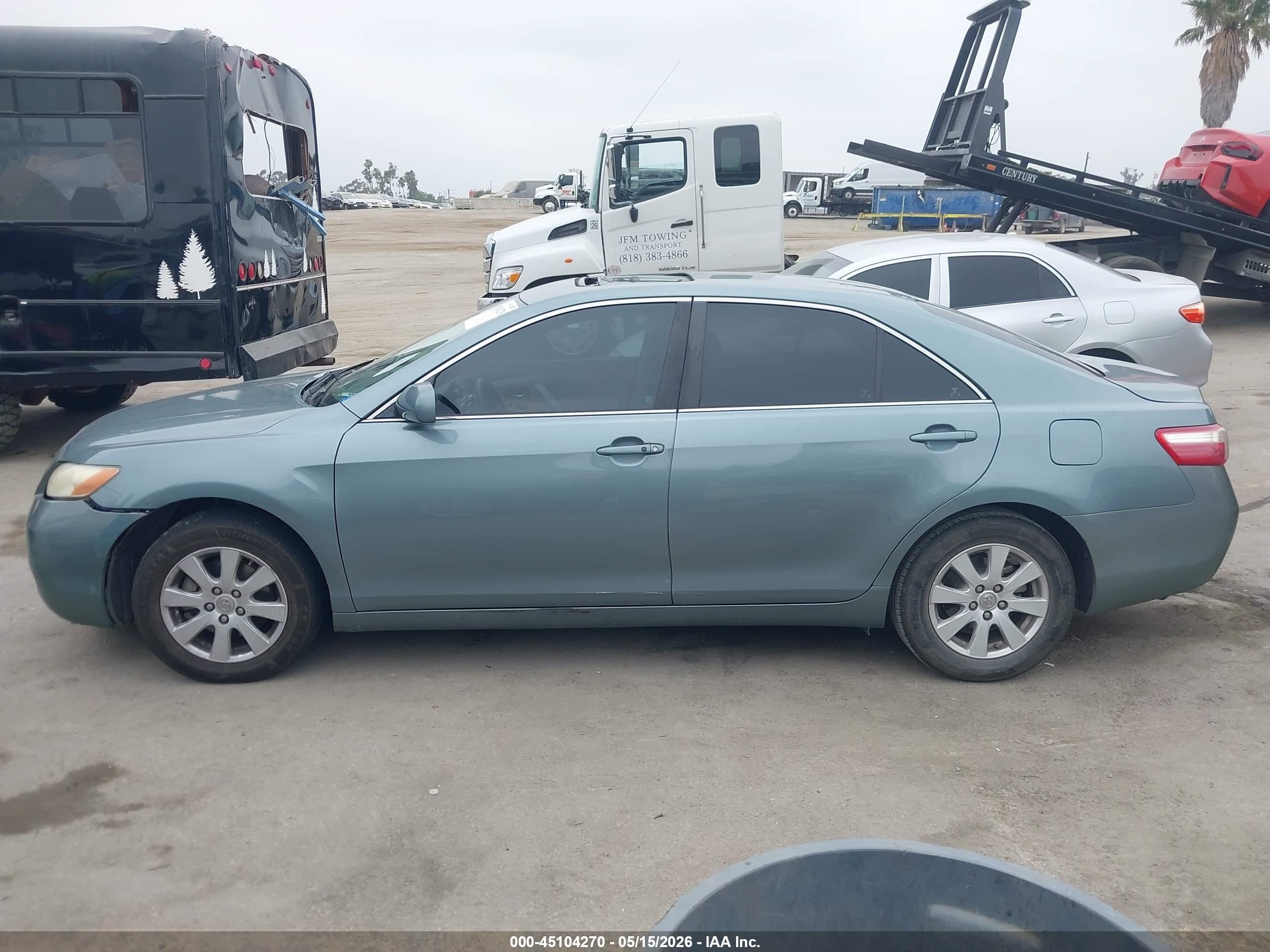 2007 Toyota Camry Xle V6 Зеленый vin: 4T1BK46K07U544418