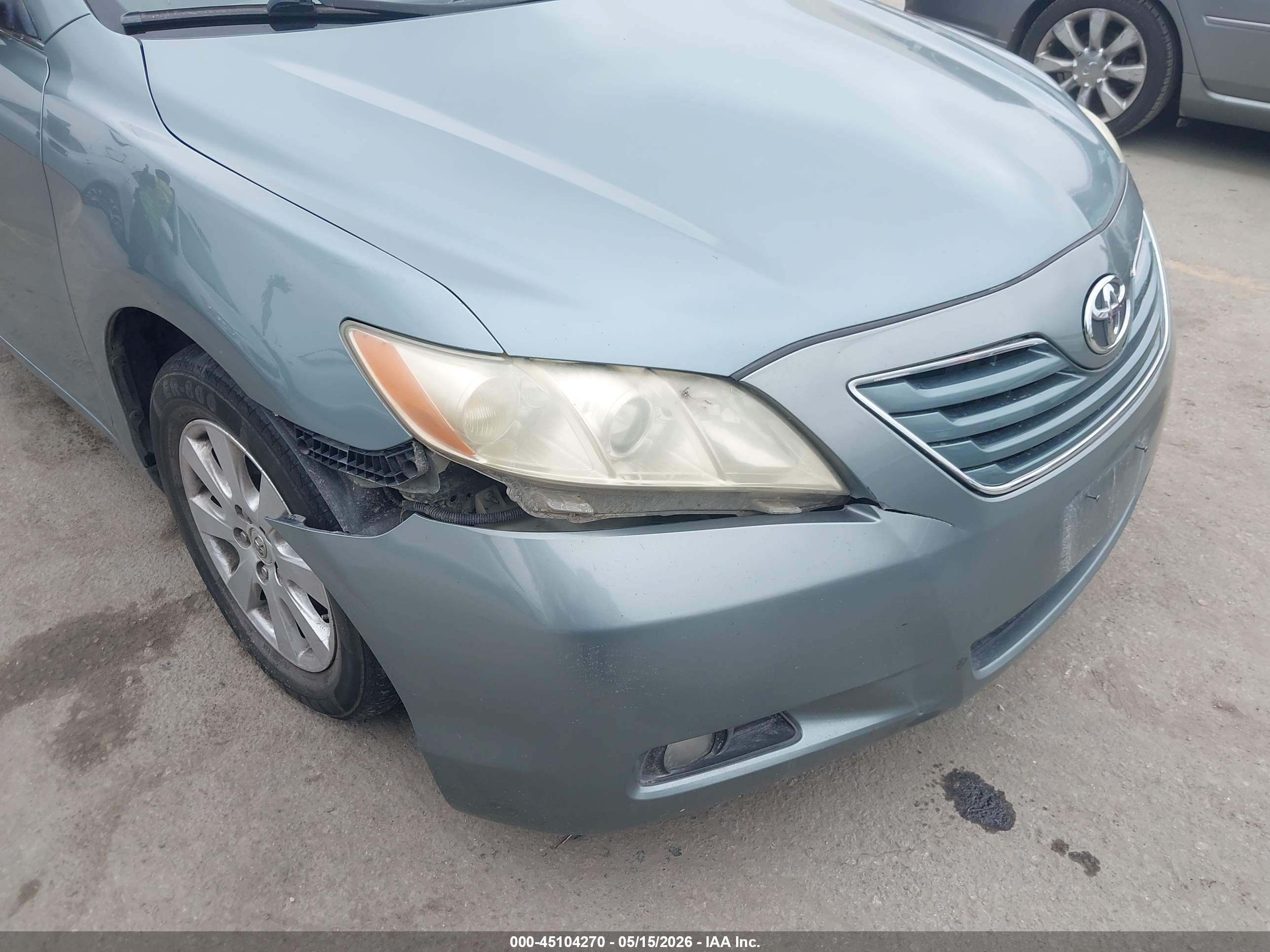 2007 Toyota Camry Xle V6 Зеленый vin: 4T1BK46K07U544418