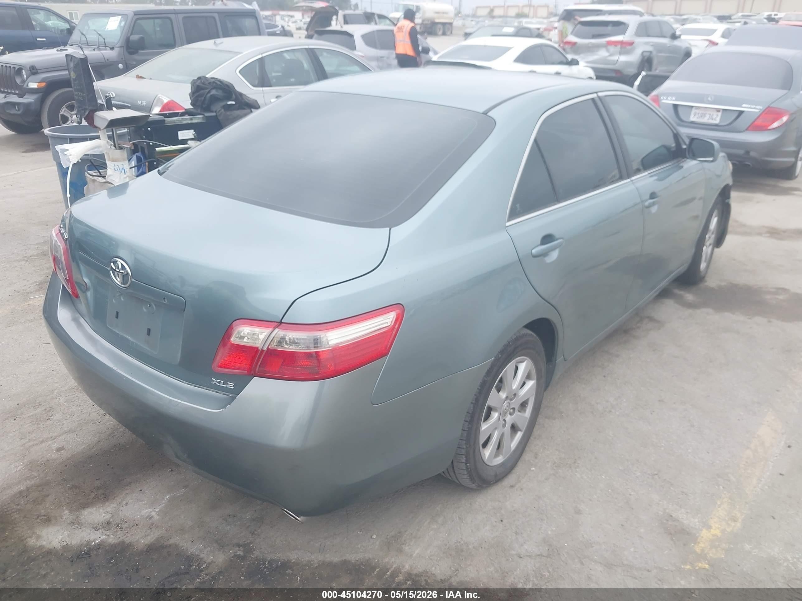 2007 Toyota Camry Xle V6 Зеленый vin: 4T1BK46K07U544418