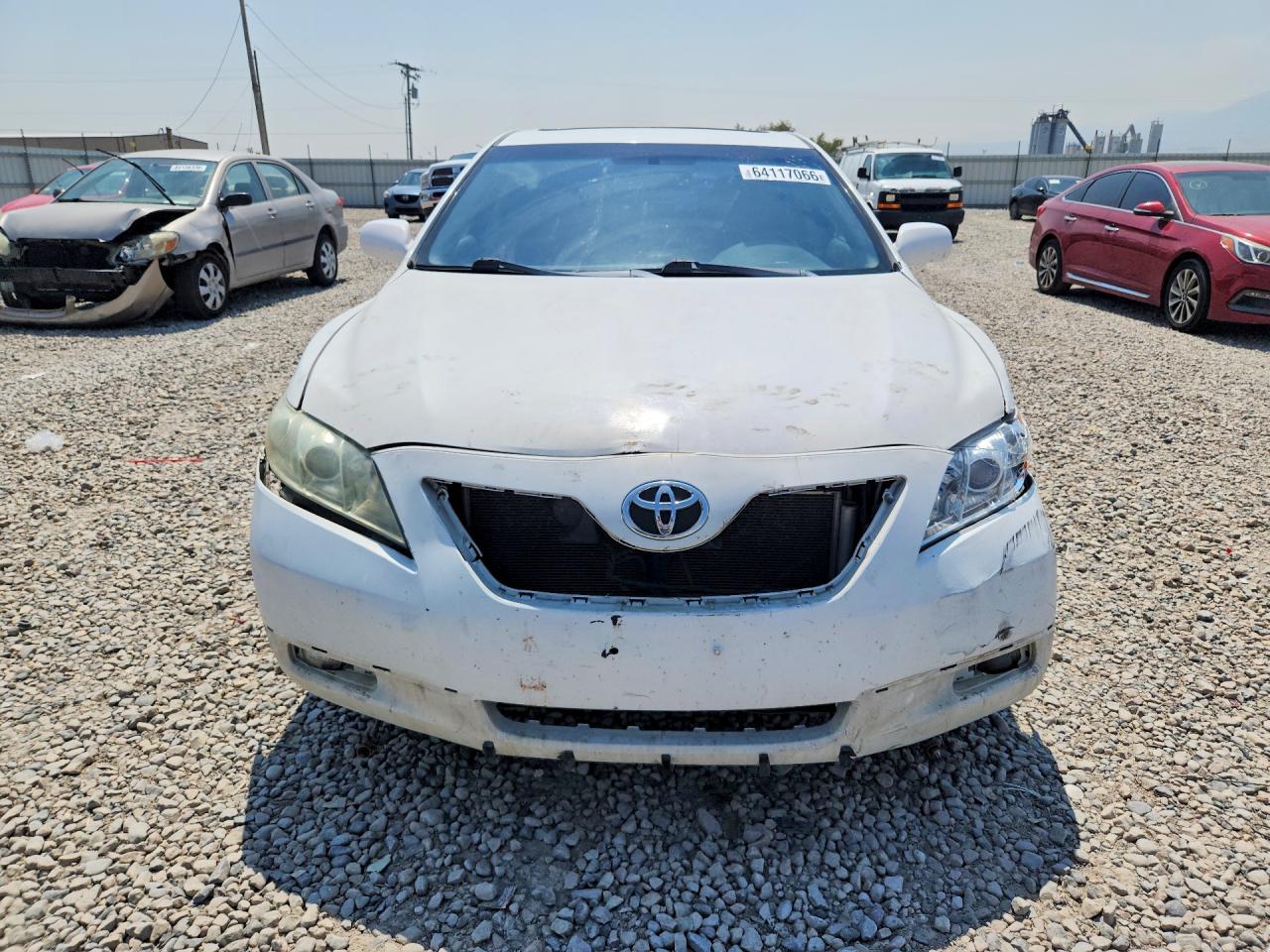 2007 Toyota Camry Se V6 White vin: 4T1BK46K07U544564