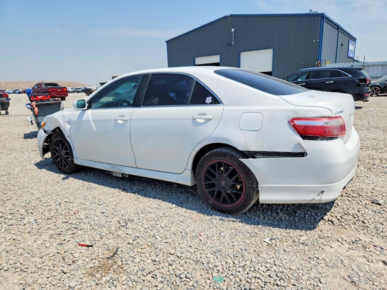 2007 Toyota Camry Se V6 White vin: 4T1BK46K07U544564