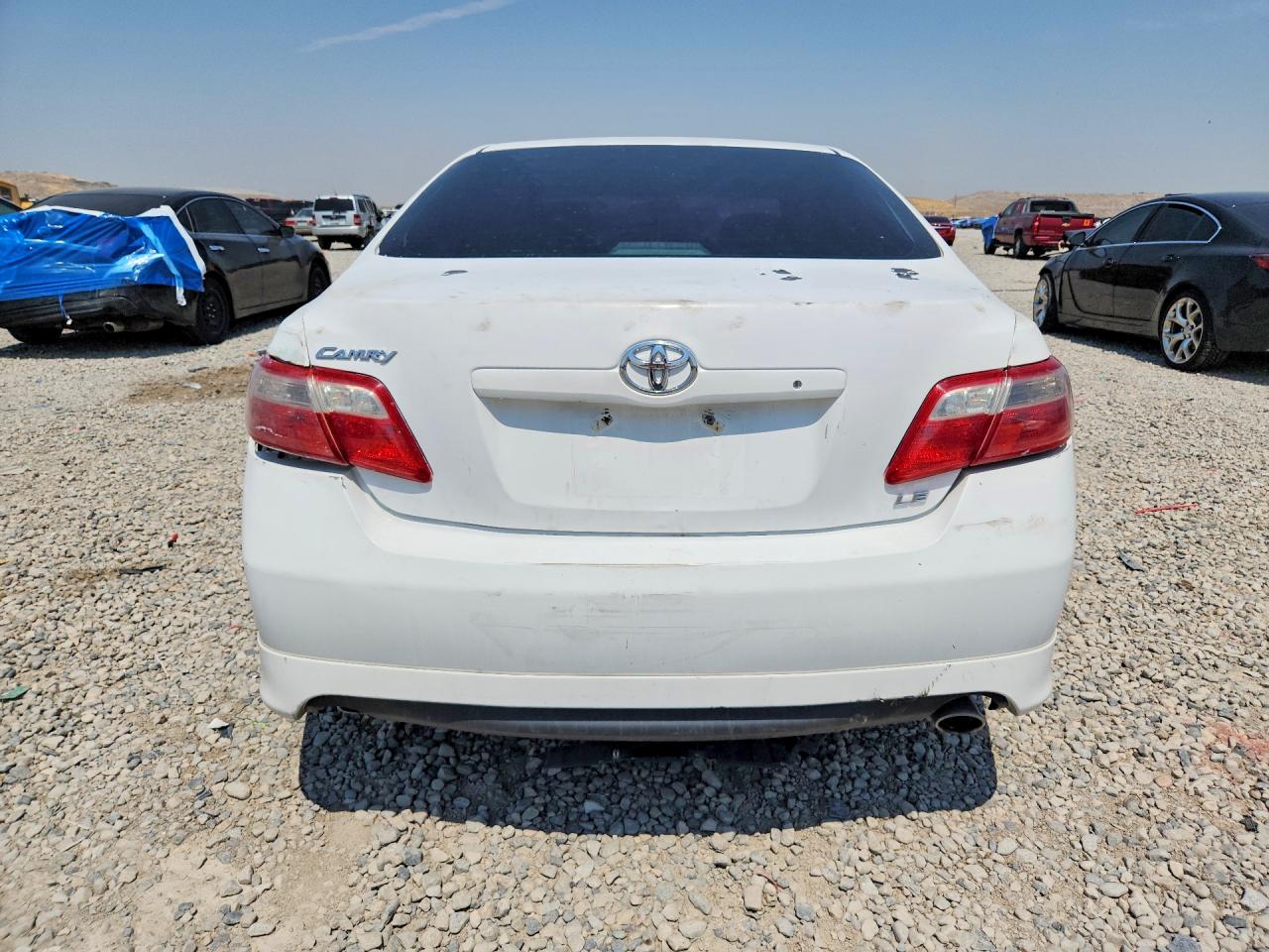 2007 Toyota Camry Se V6 White vin: 4T1BK46K07U544564