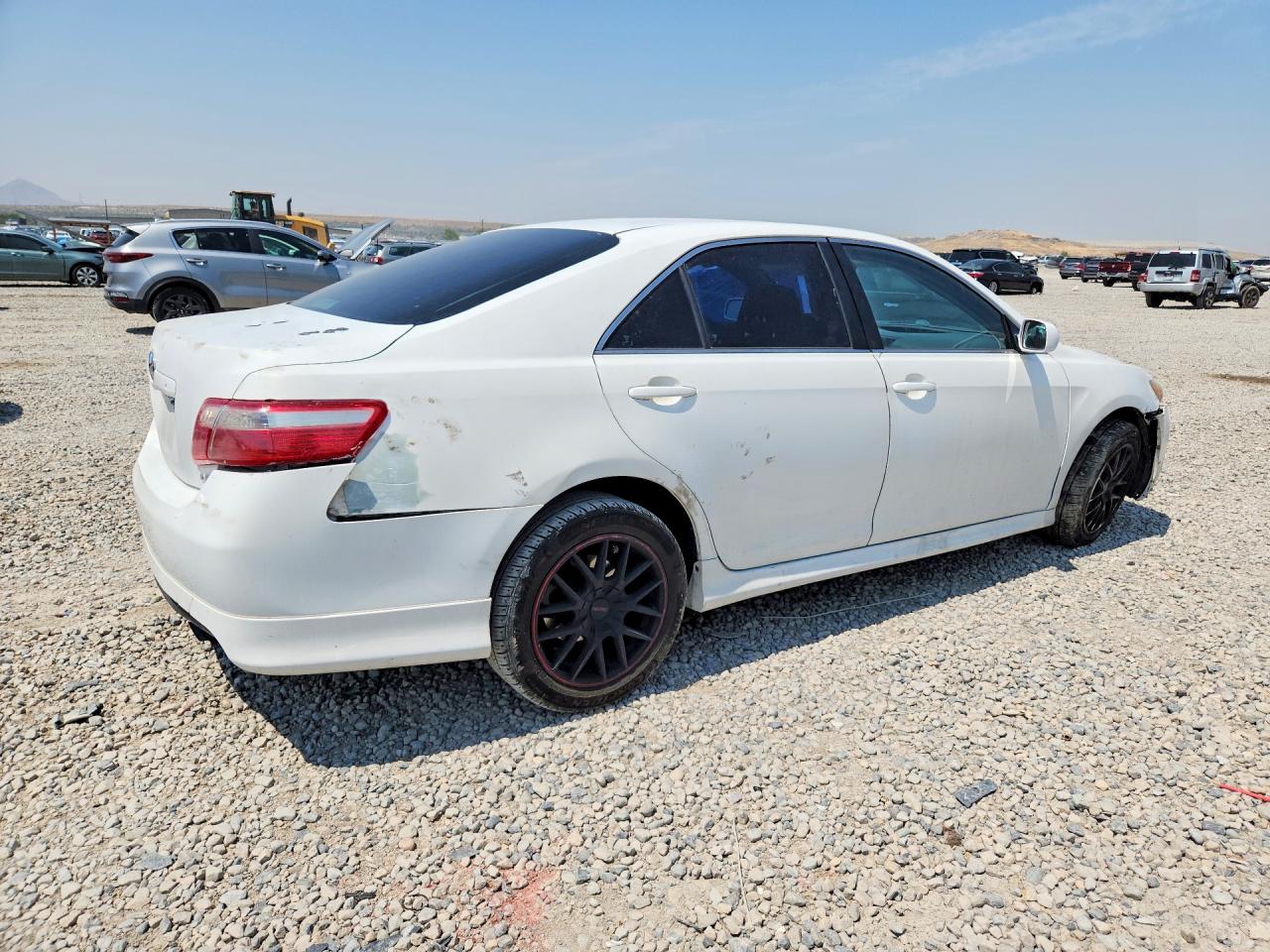 2007 Toyota Camry Se V6 White vin: 4T1BK46K07U544564