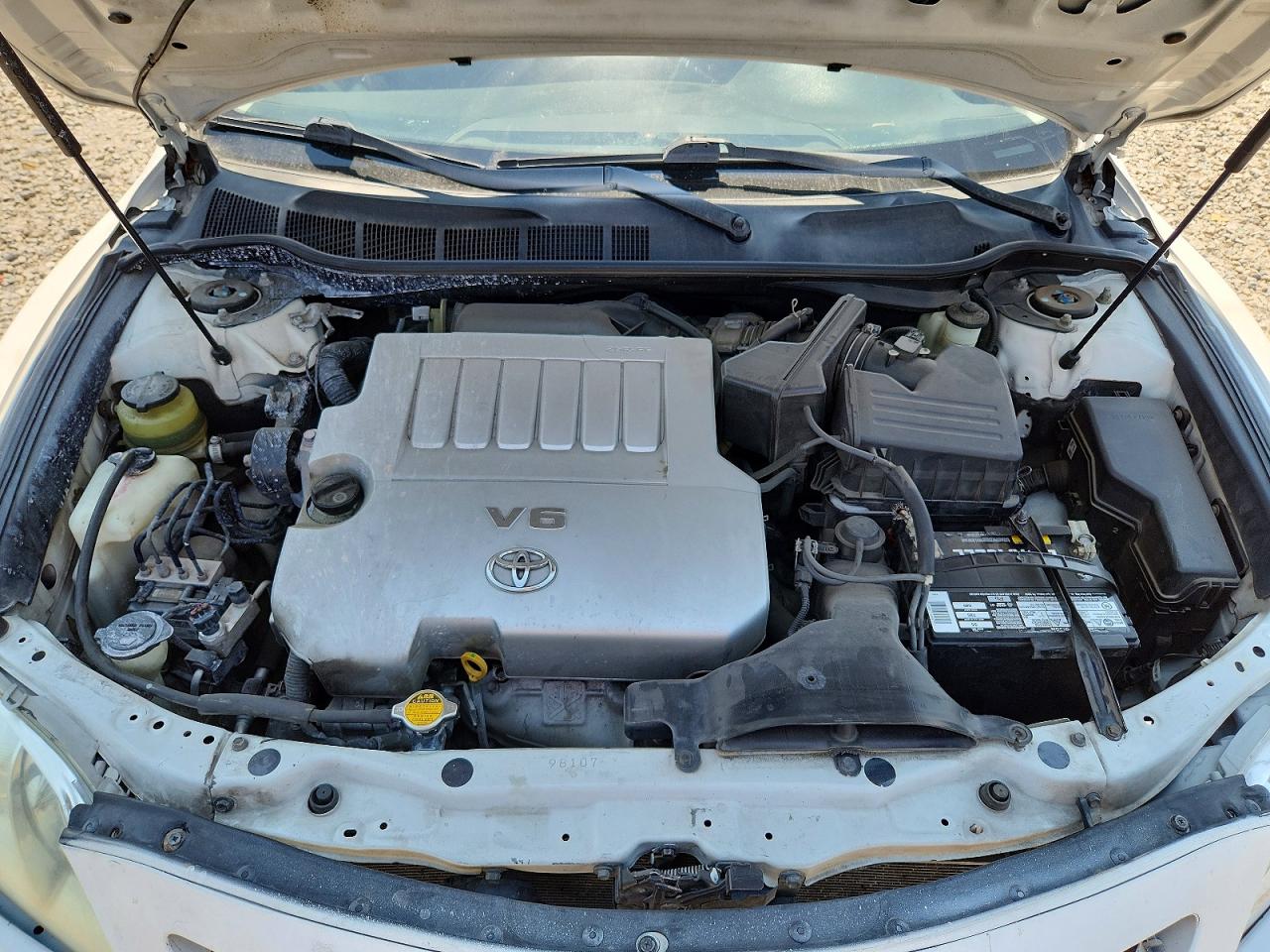 2007 Toyota Camry Se V6 White vin: 4T1BK46K07U544564