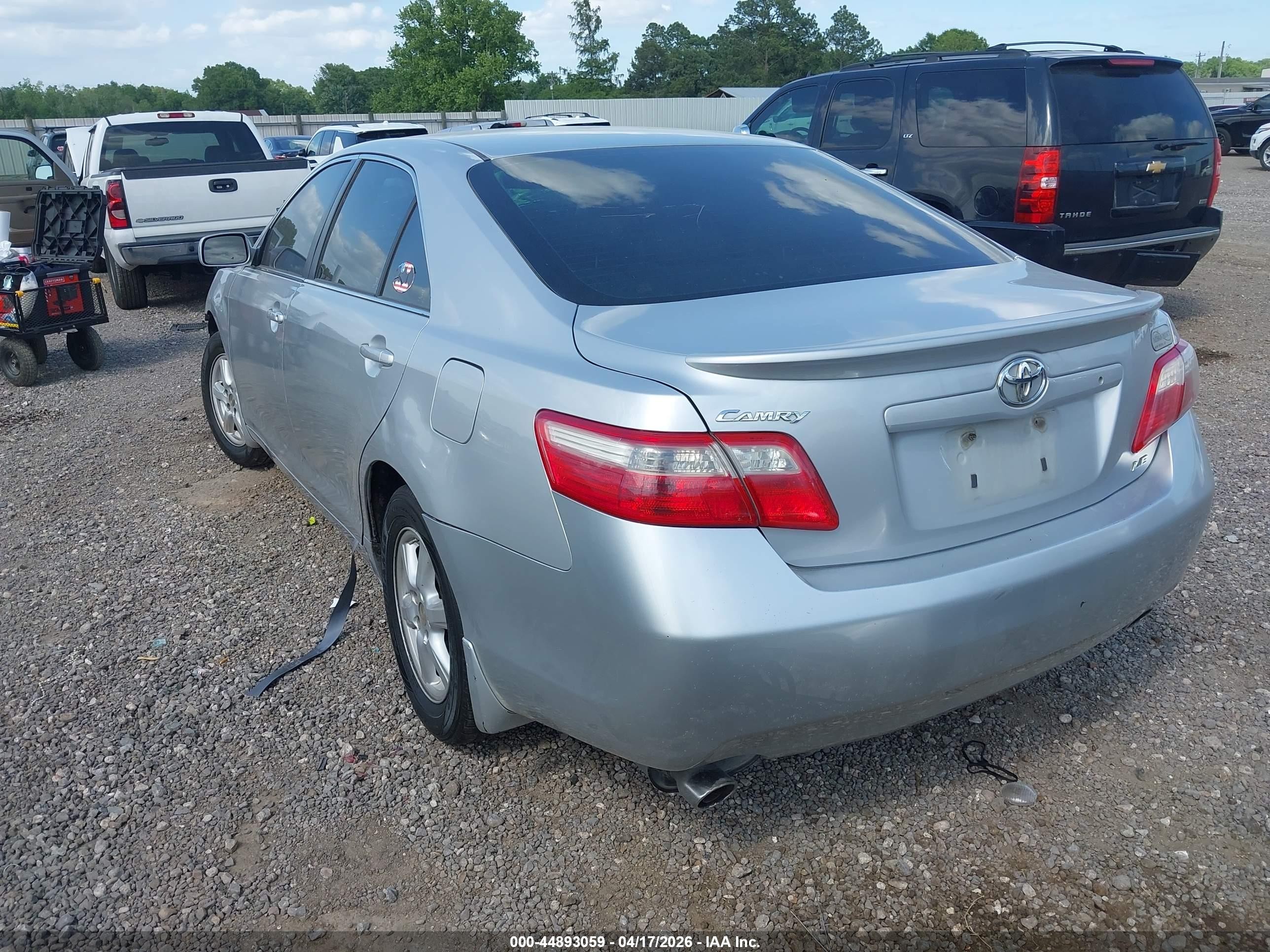 2007 Toyota Camry Le V6 Silver vin: 4T1BK46K07U546816