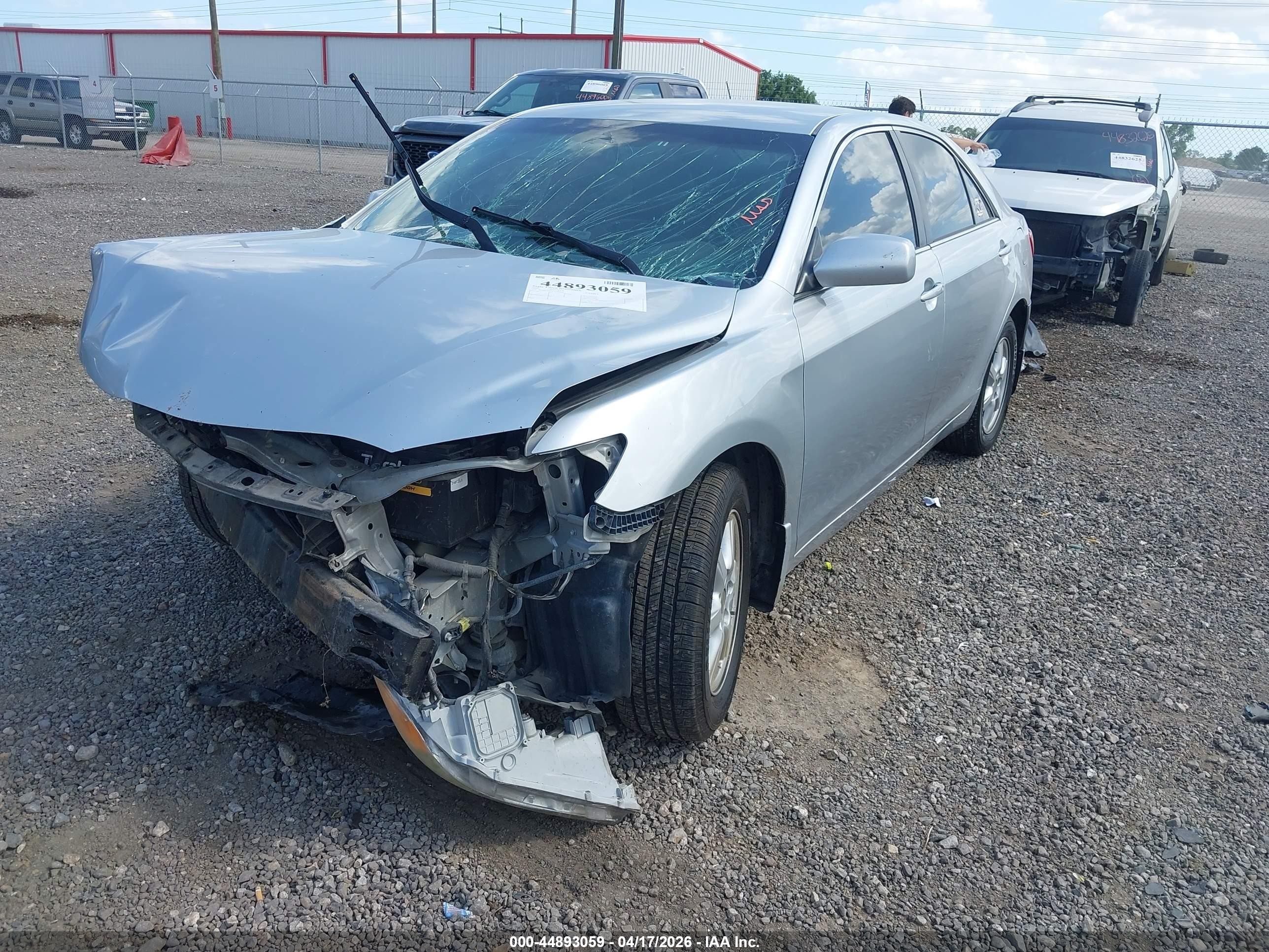 2007 Toyota Camry Le V6 Silver vin: 4T1BK46K07U546816