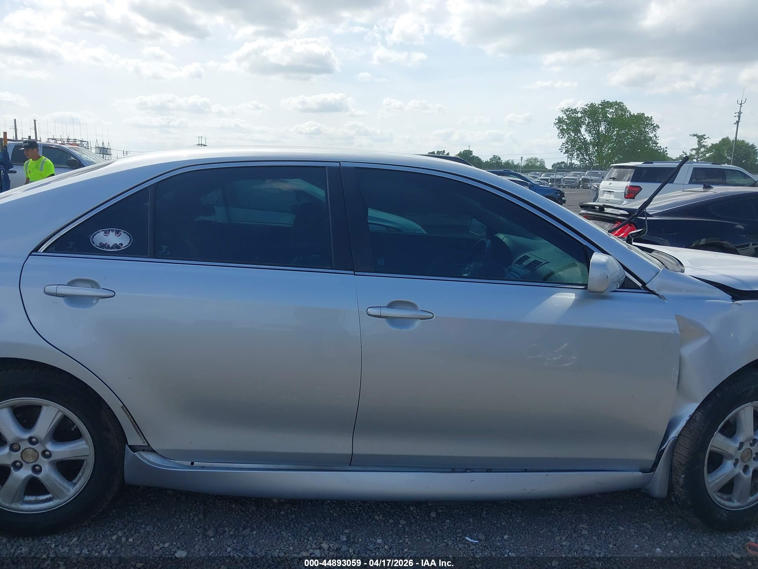 2007 Toyota Camry Le V6 Silver vin: 4T1BK46K07U546816