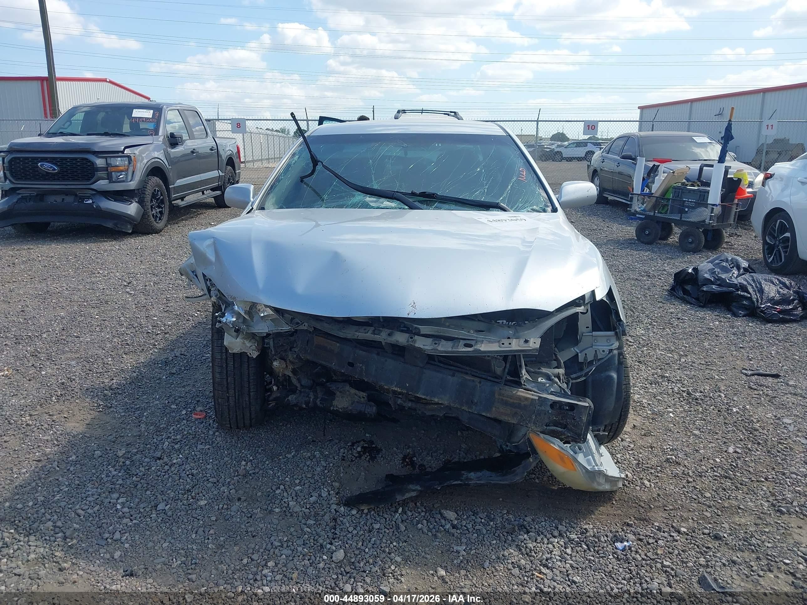 2007 Toyota Camry Le V6 Silver vin: 4T1BK46K07U546816