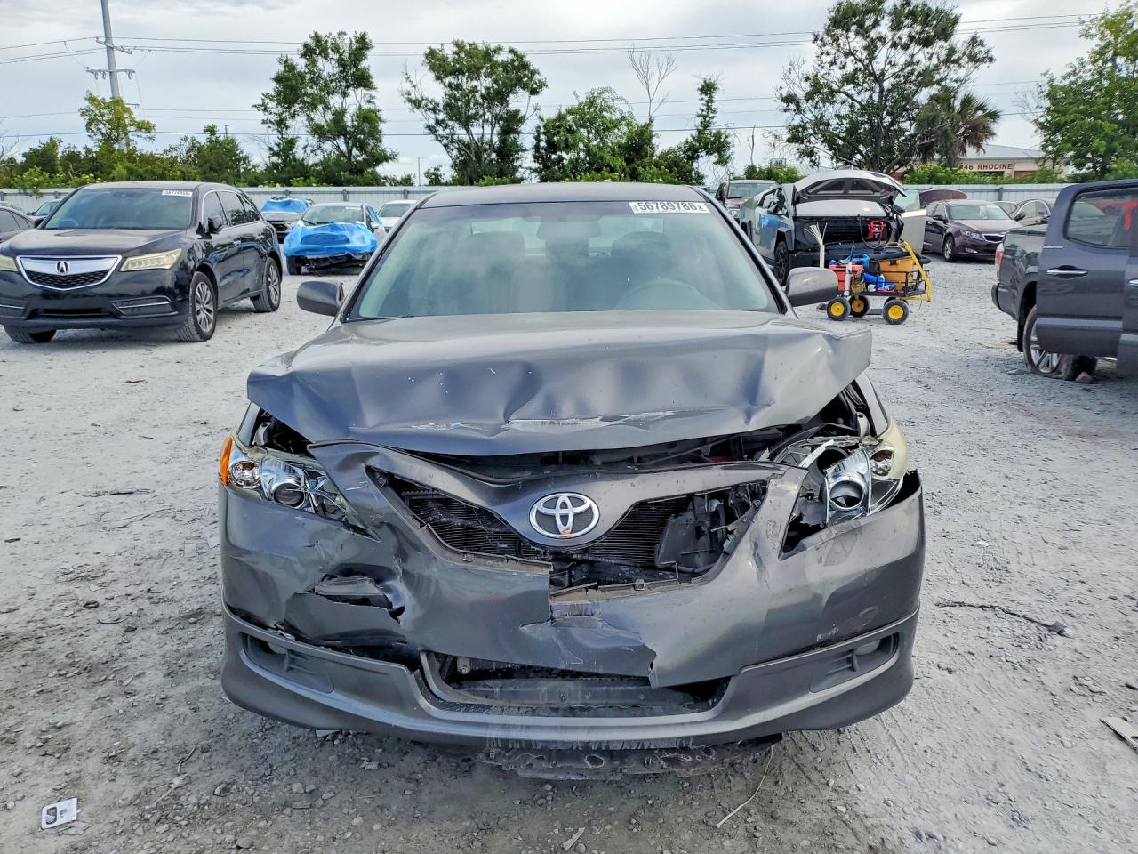 2007 Toyota Camry Se V6 Серый vin: 4T1BK46K07U548744