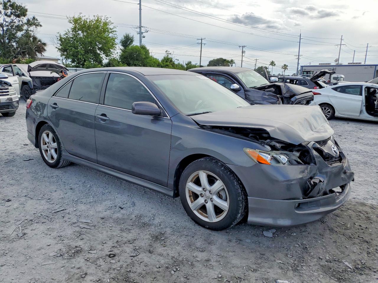 2007 Toyota Camry Se V6 Серый vin: 4T1BK46K07U548744