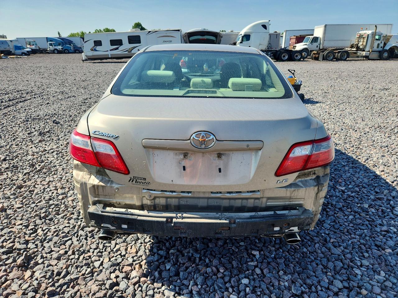 2007 Toyota Camry Le V6 Tan vin: 4T1BK46K07U554348