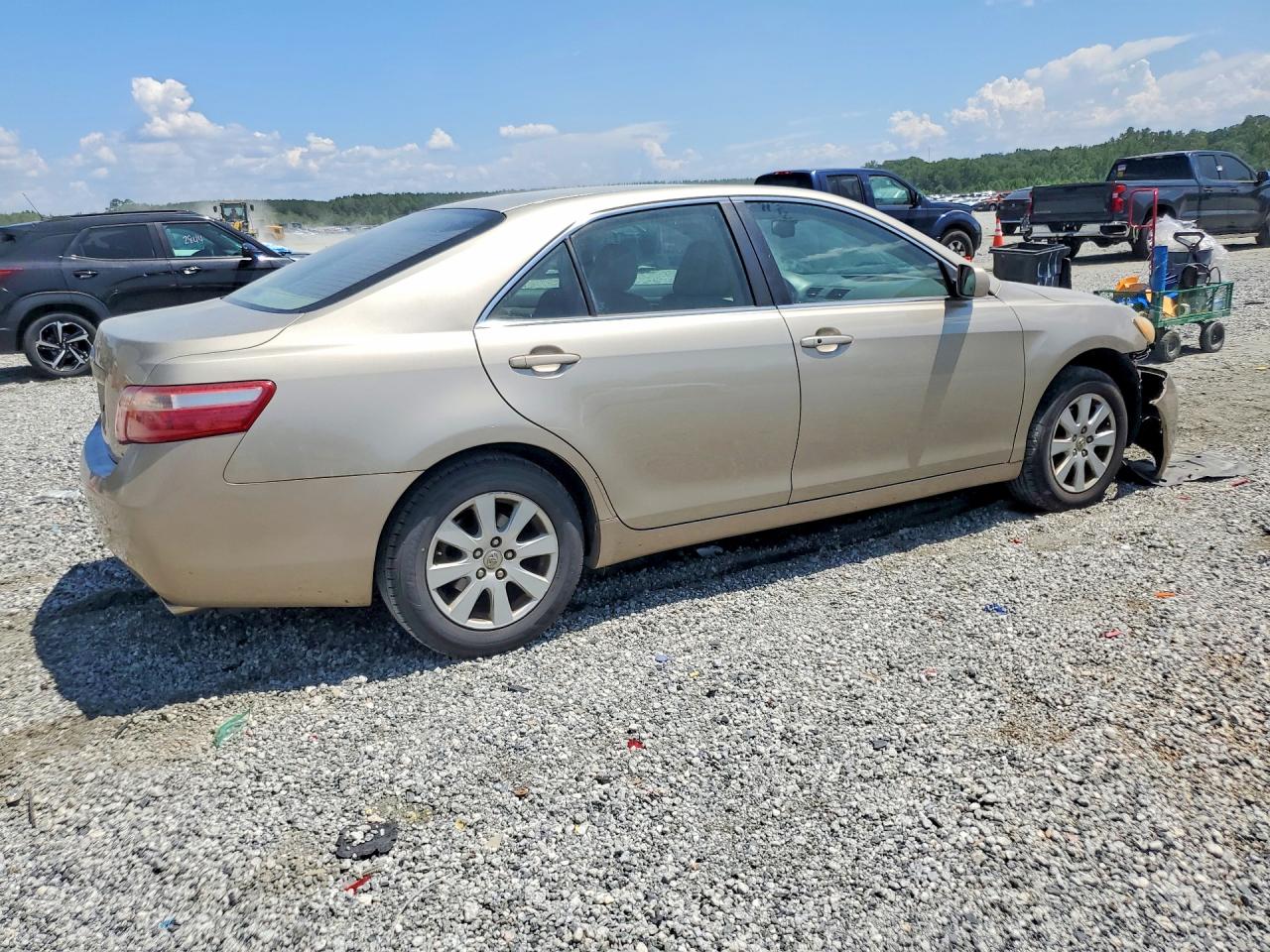 2007 Toyota Camry Xle V6 Золотой vin: 4T1BK46K07U554575