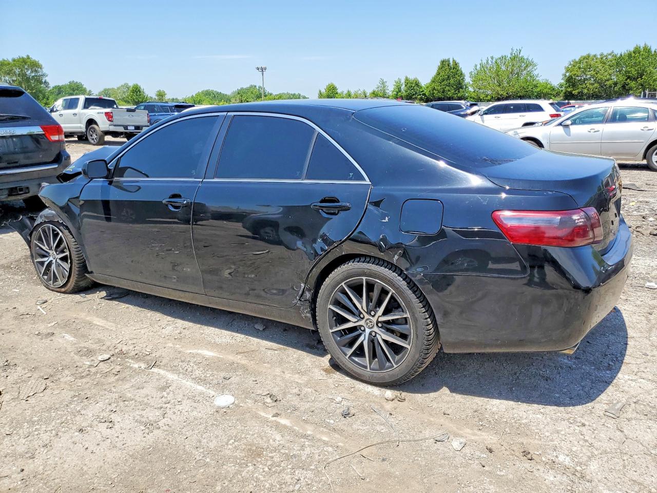2008 Toyota Camry Xle V6 Black vin: 4T1BK46K08U067183