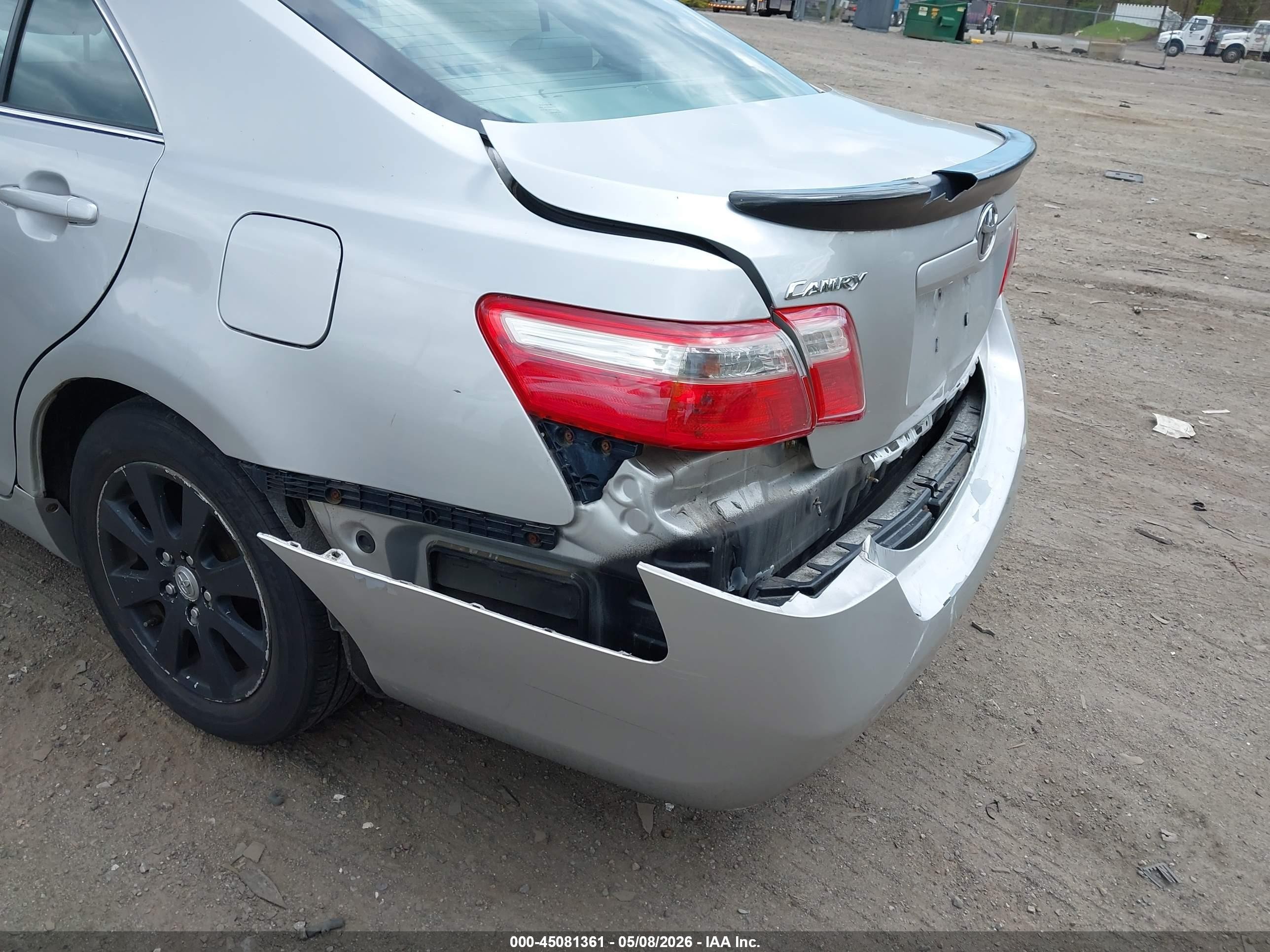 2008 Toyota Camry Xle V6 Silver vin: 4T1BK46K08U067605
