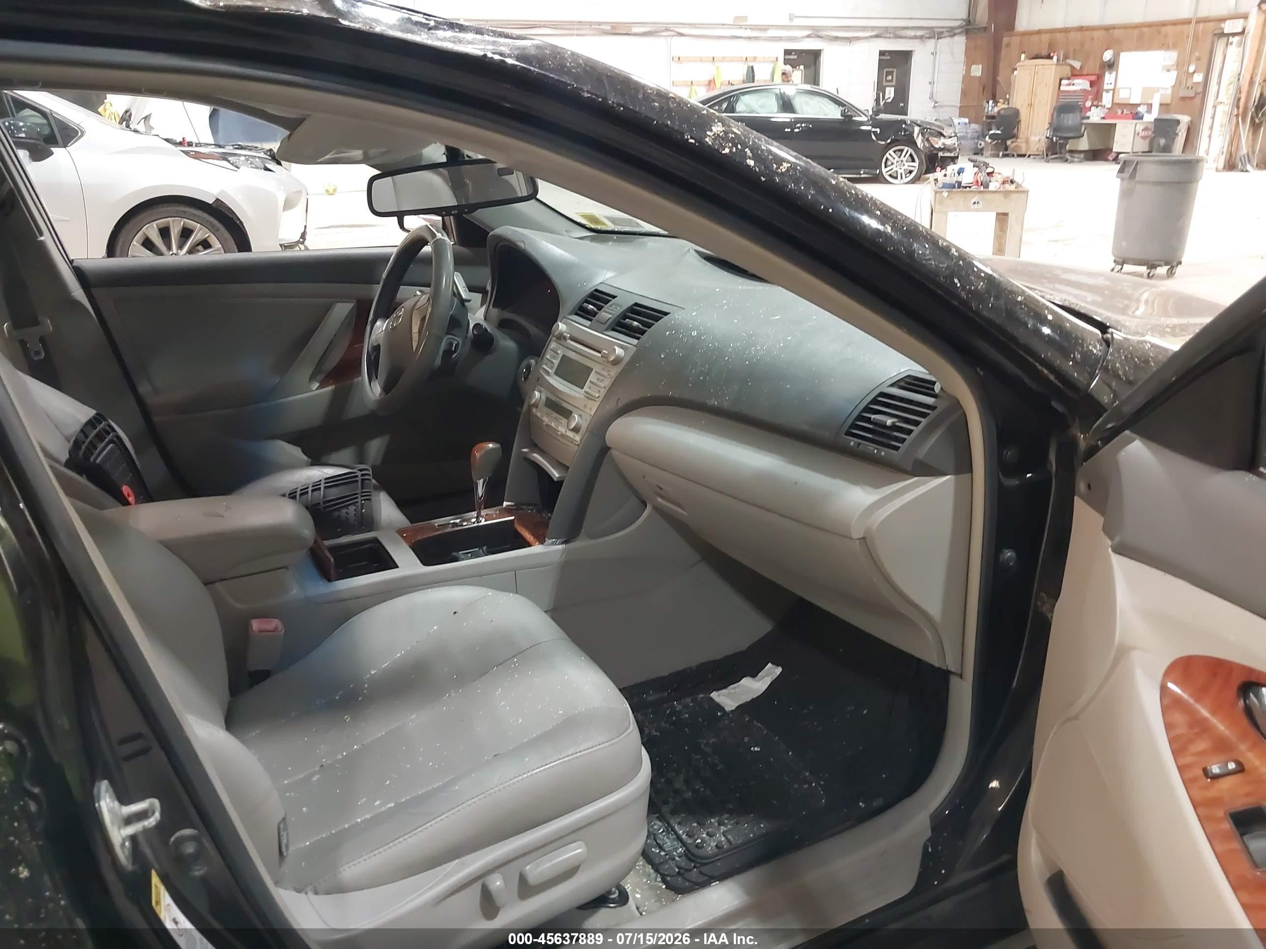 2008 Toyota Camry Xle Black vin: 4T1BK46K08U570857