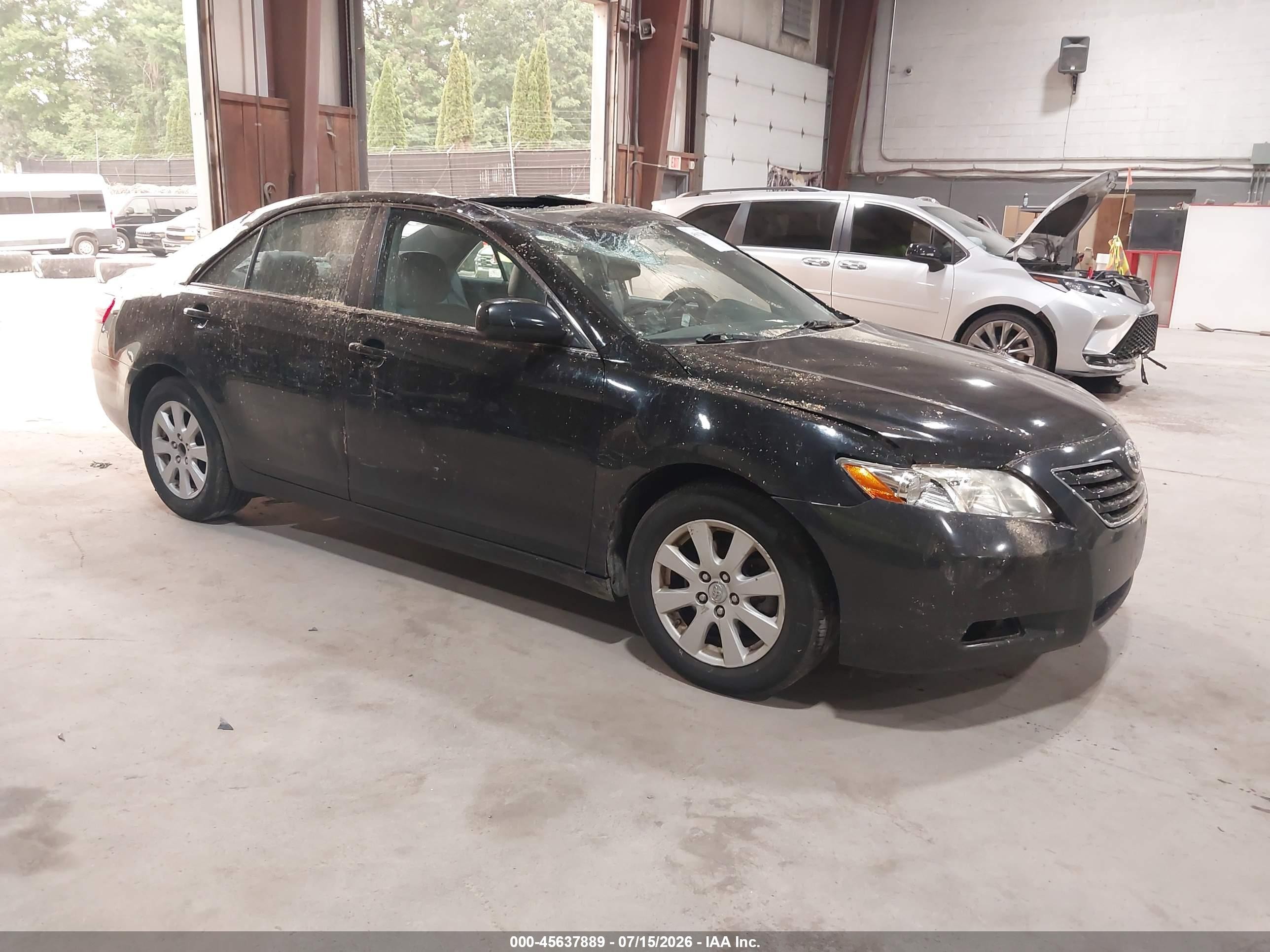 2008 Toyota Camry Xle Black vin: 4T1BK46K08U570857