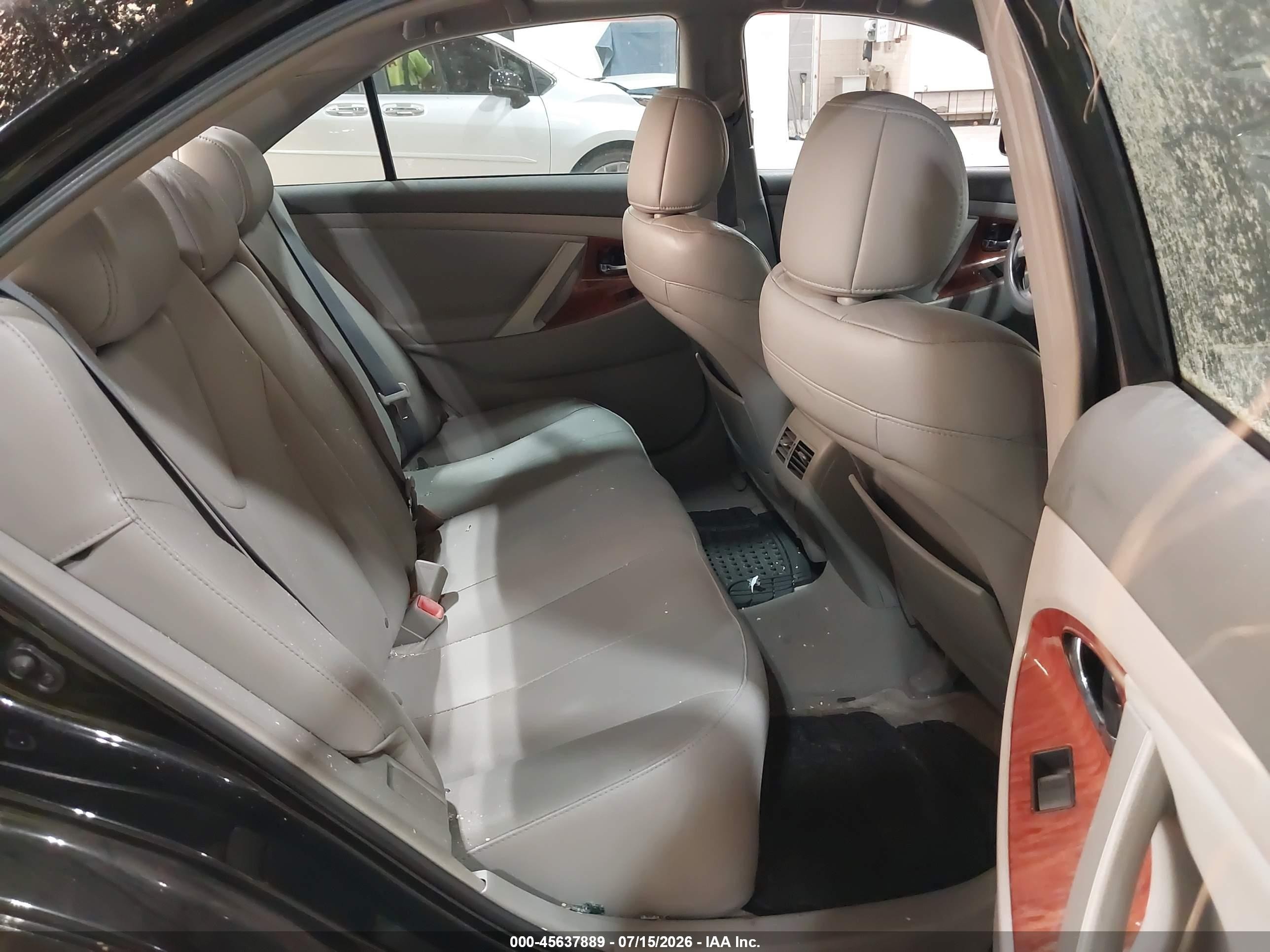 2008 Toyota Camry Xle Black vin: 4T1BK46K08U570857