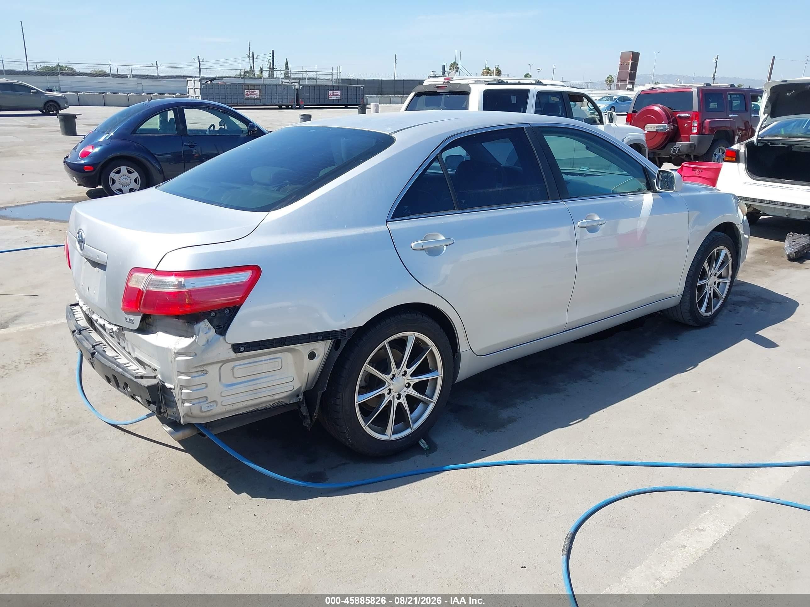2008 Toyota Camry Le Silver vin: 4T1BK46K08U572480