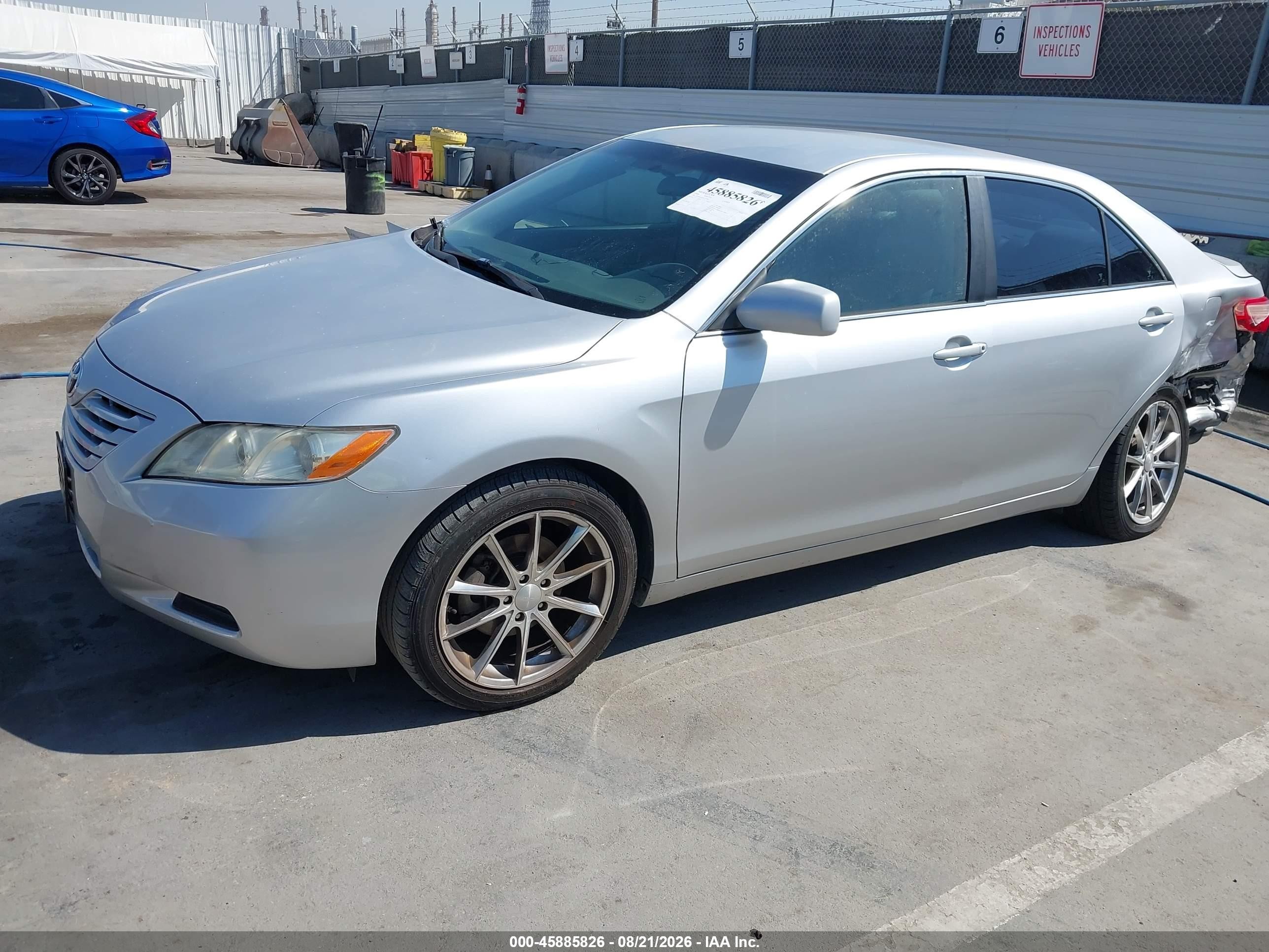 2008 Toyota Camry Le Silver vin: 4T1BK46K08U572480