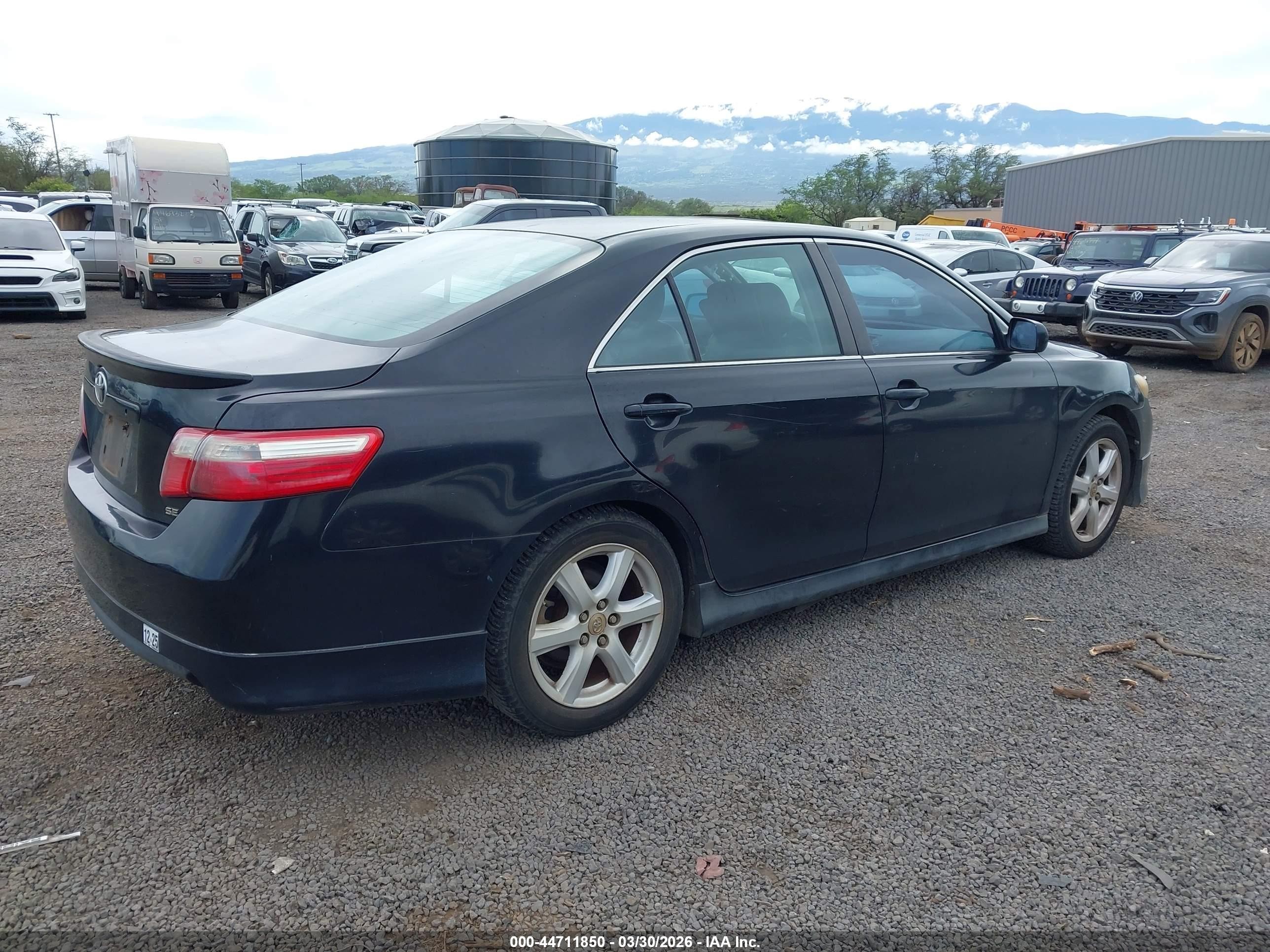 2008 Toyota Camry Se V6 Черный vin: 4T1BK46K08U574942