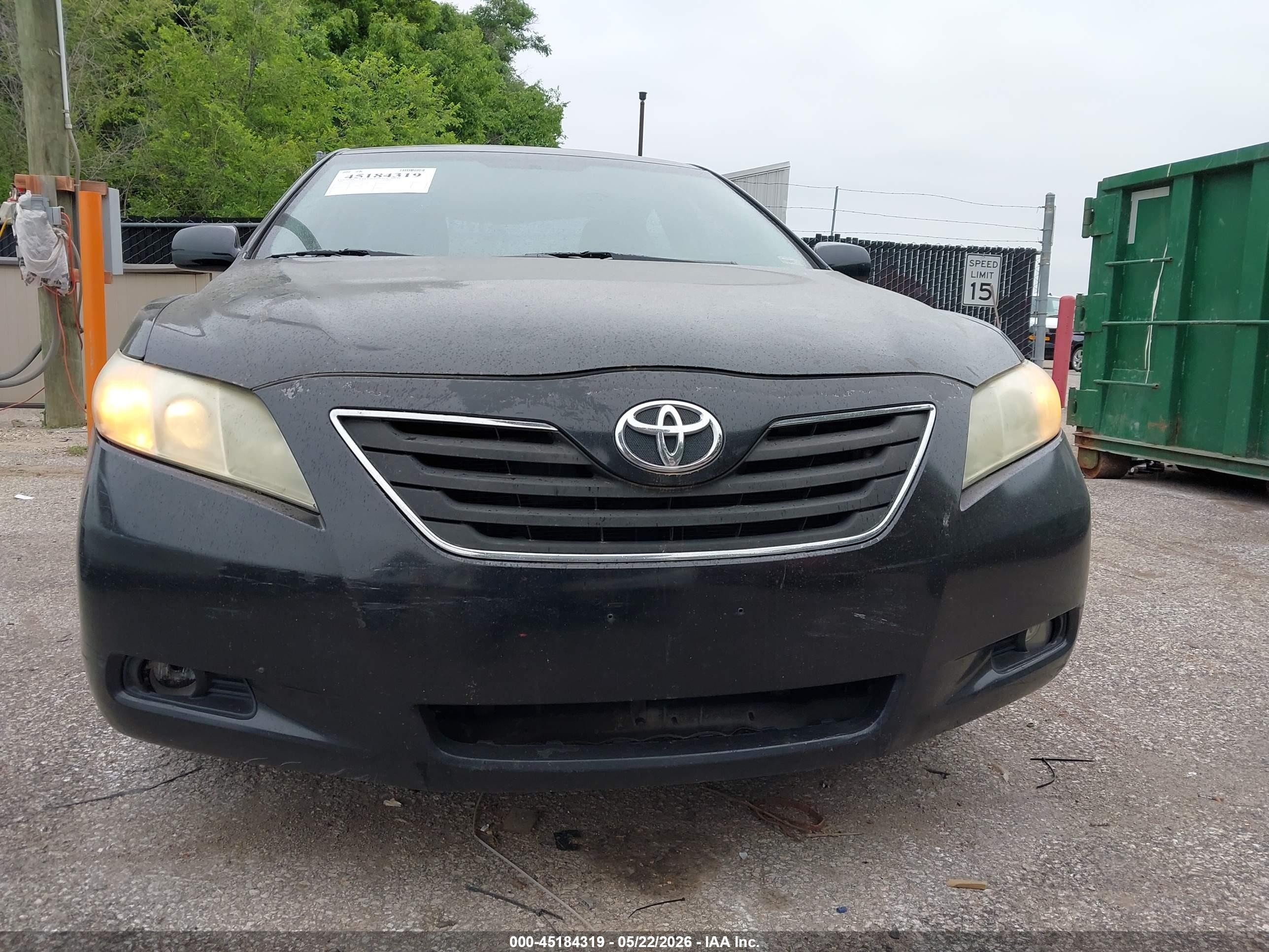 2009 Toyota Camry Xle V6 Black vin: 4T1BK46K09U090271