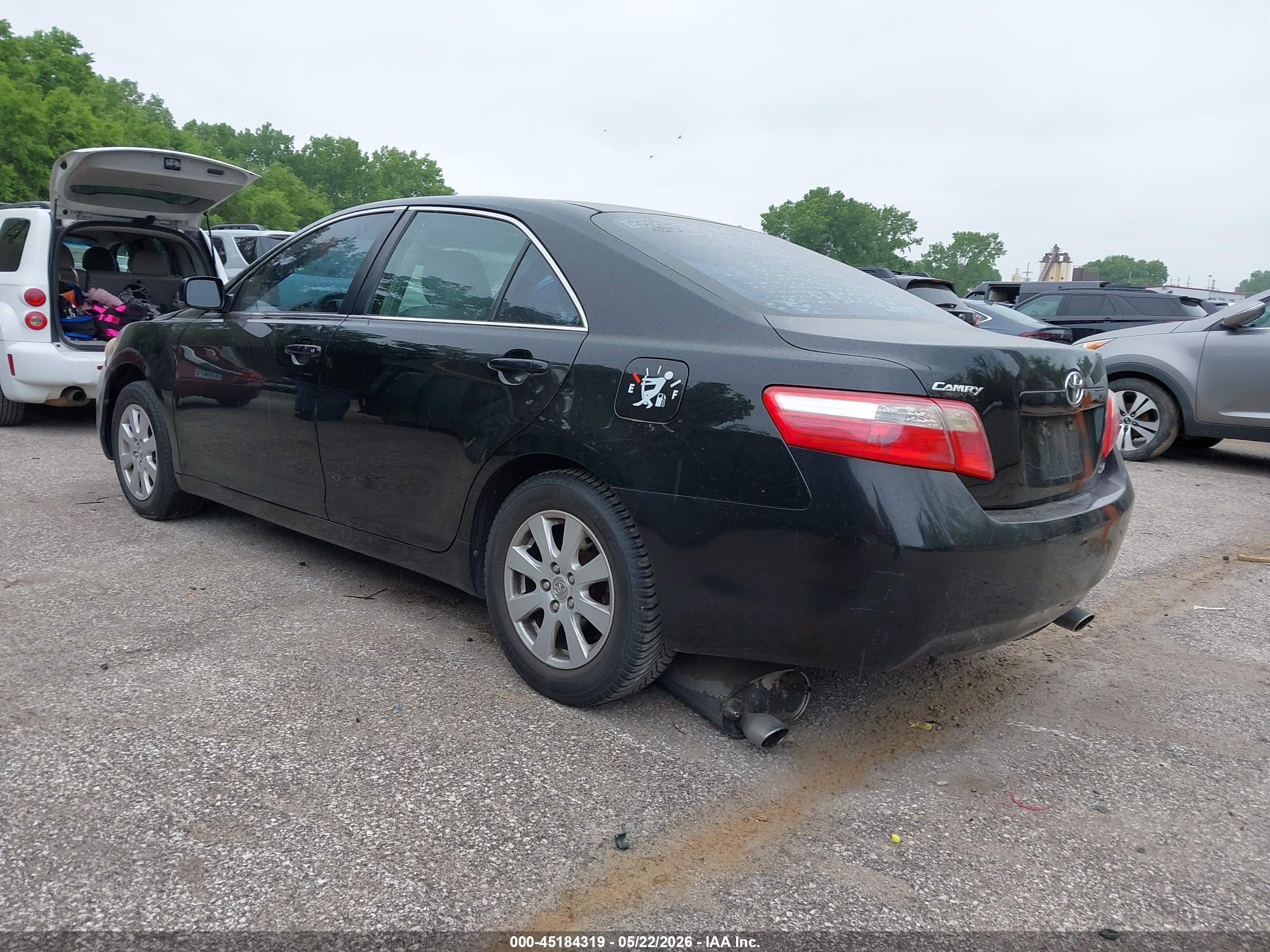 2009 Toyota Camry Xle V6 Black vin: 4T1BK46K09U090271