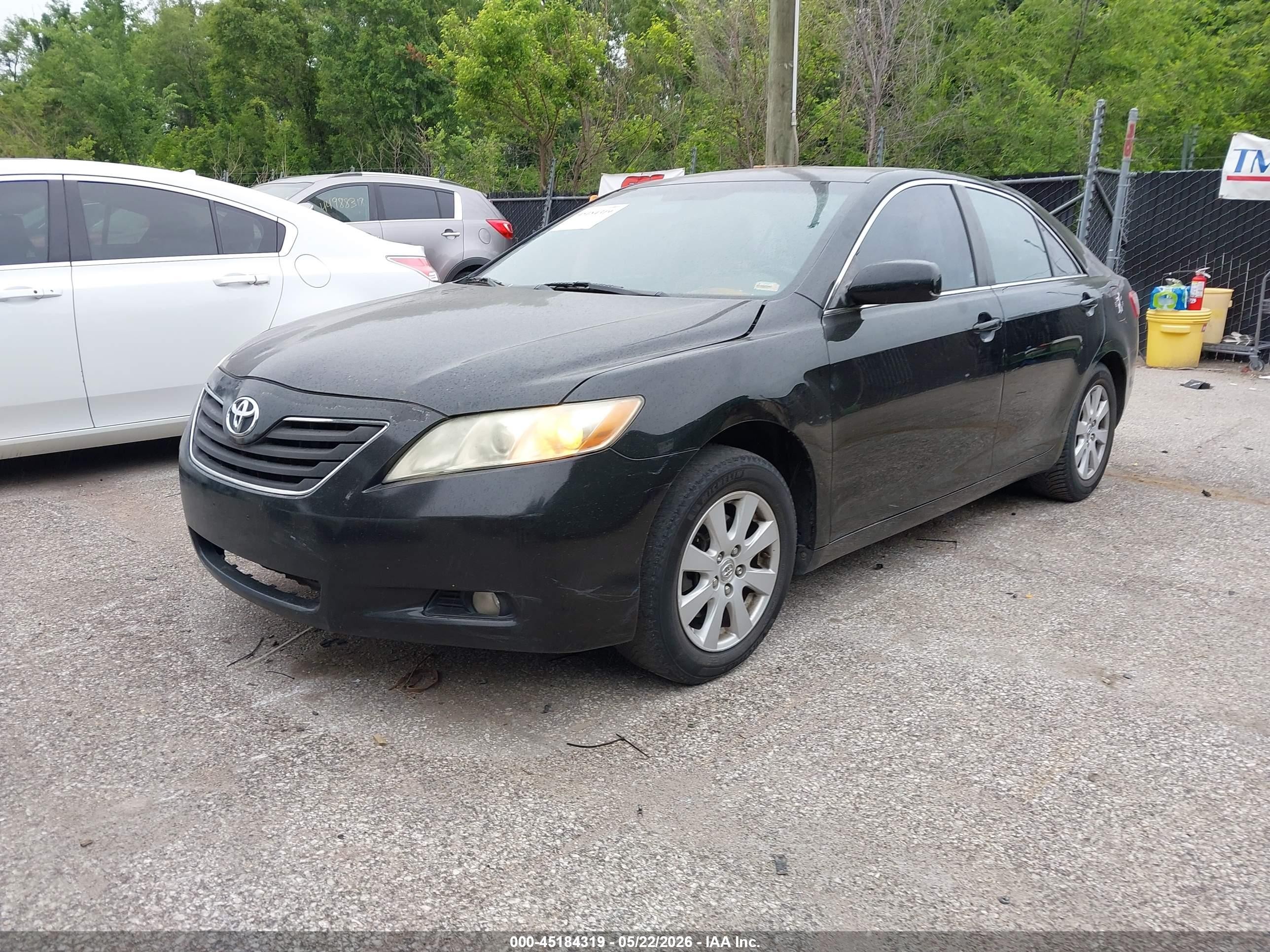 2009 Toyota Camry Xle V6 Black vin: 4T1BK46K09U090271