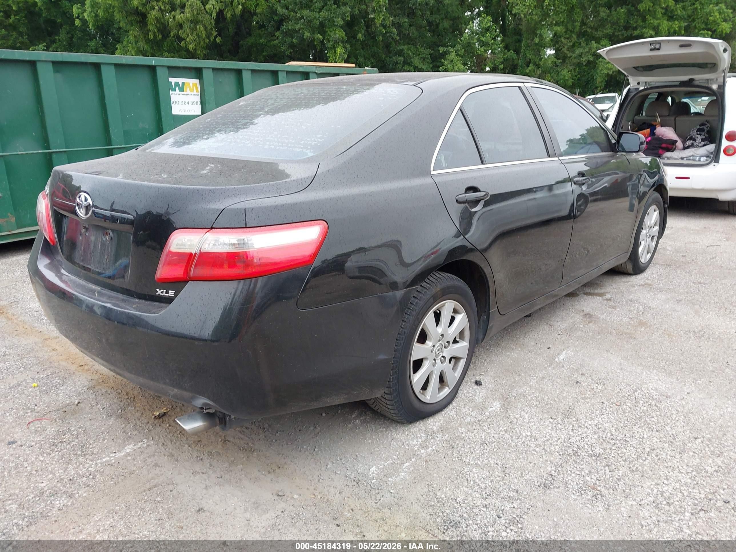 2009 Toyota Camry Xle V6 Black vin: 4T1BK46K09U090271