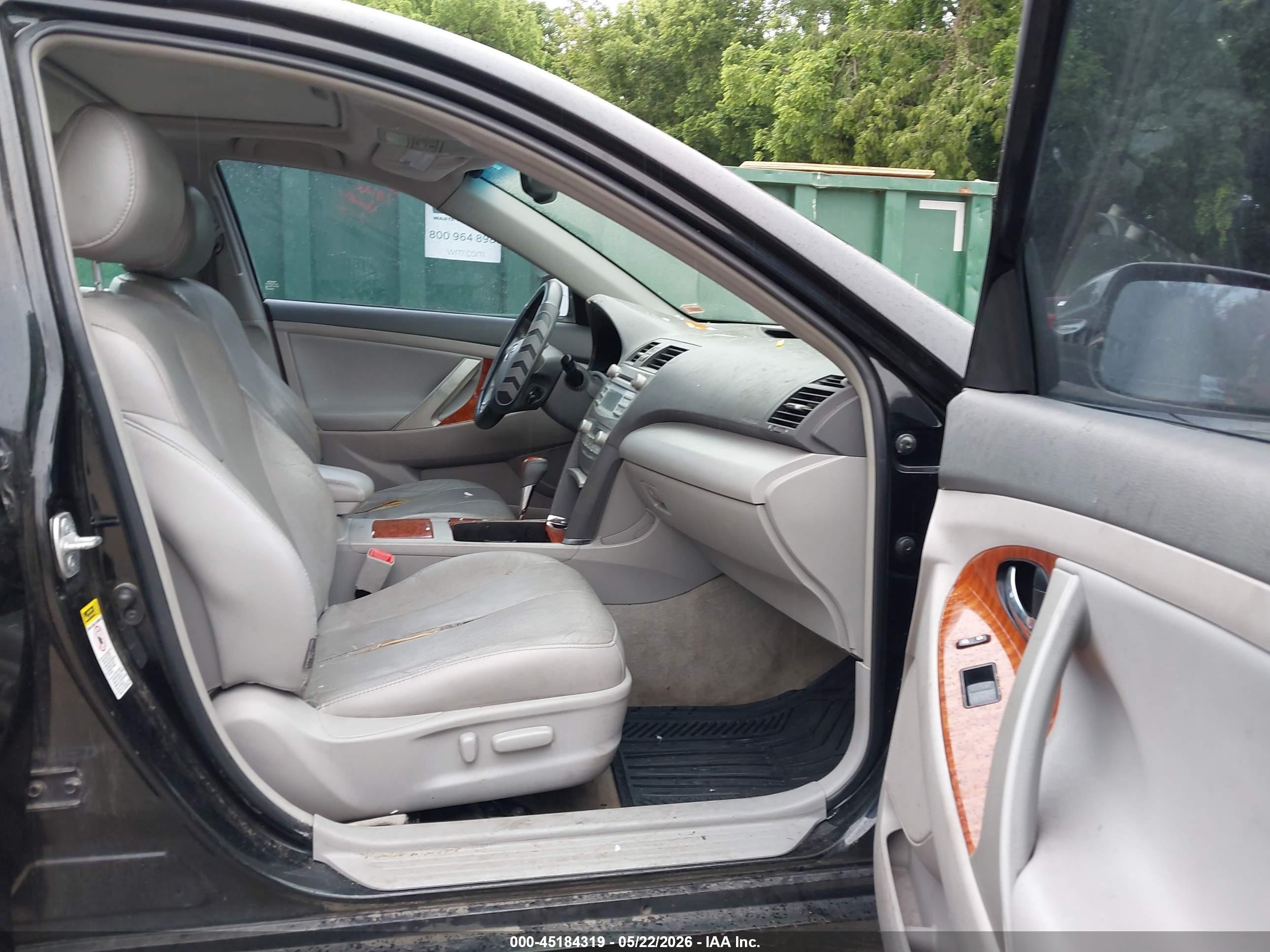 2009 Toyota Camry Xle V6 Black vin: 4T1BK46K09U090271