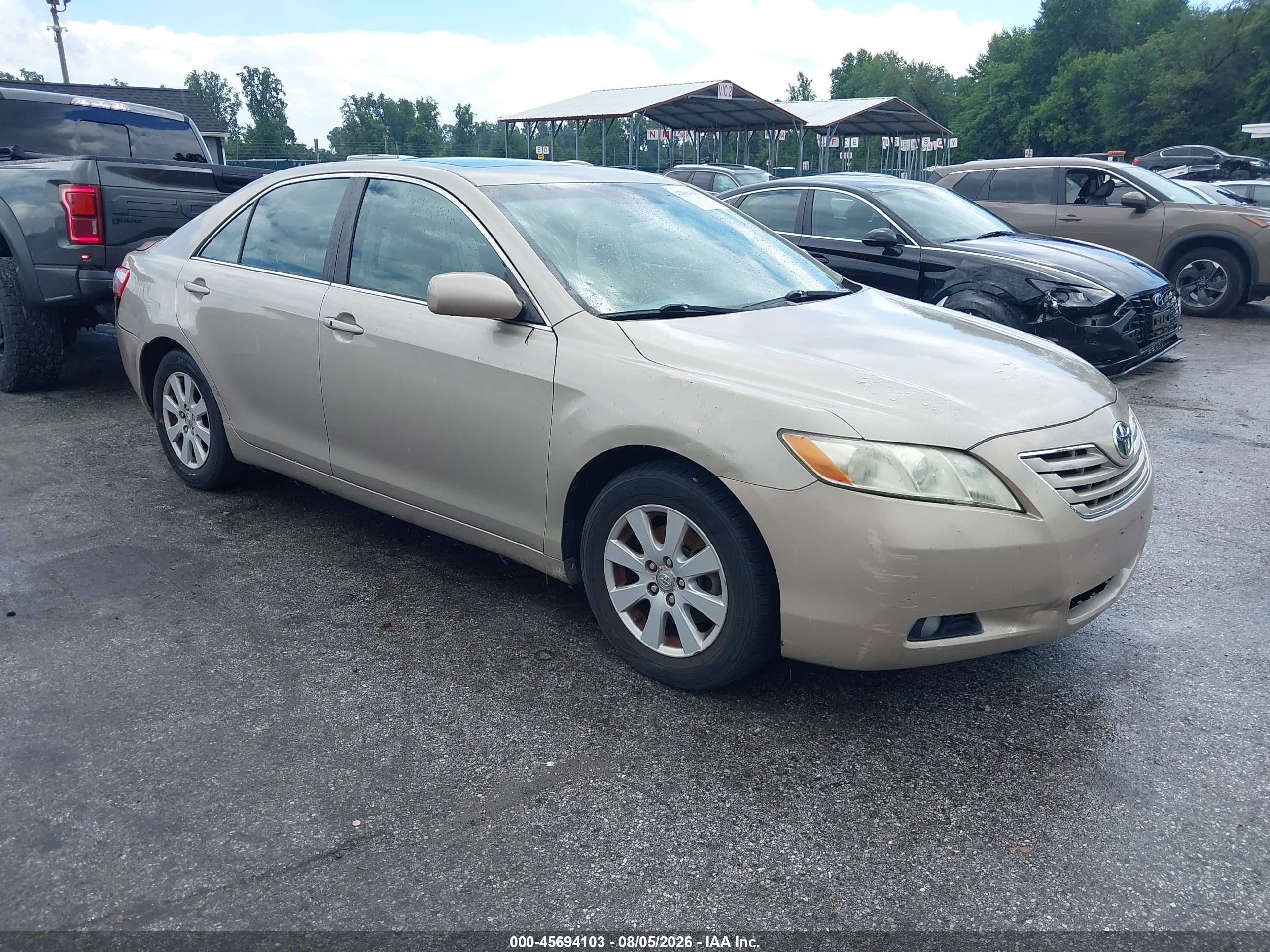 2009 Toyota Camry Xle V6 Gold vin: 4T1BK46K09U584033