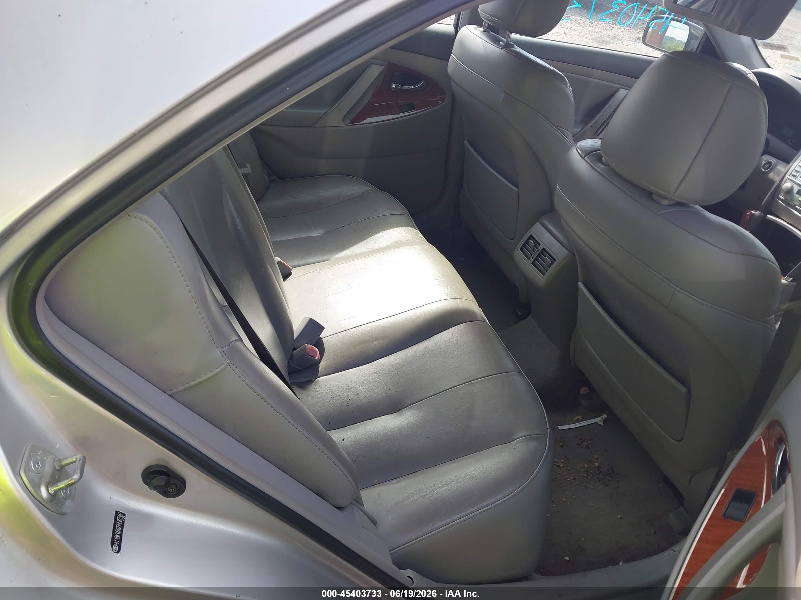 2009 Toyota Camry Xle V6 Silver vin: 4T1BK46K09U587997