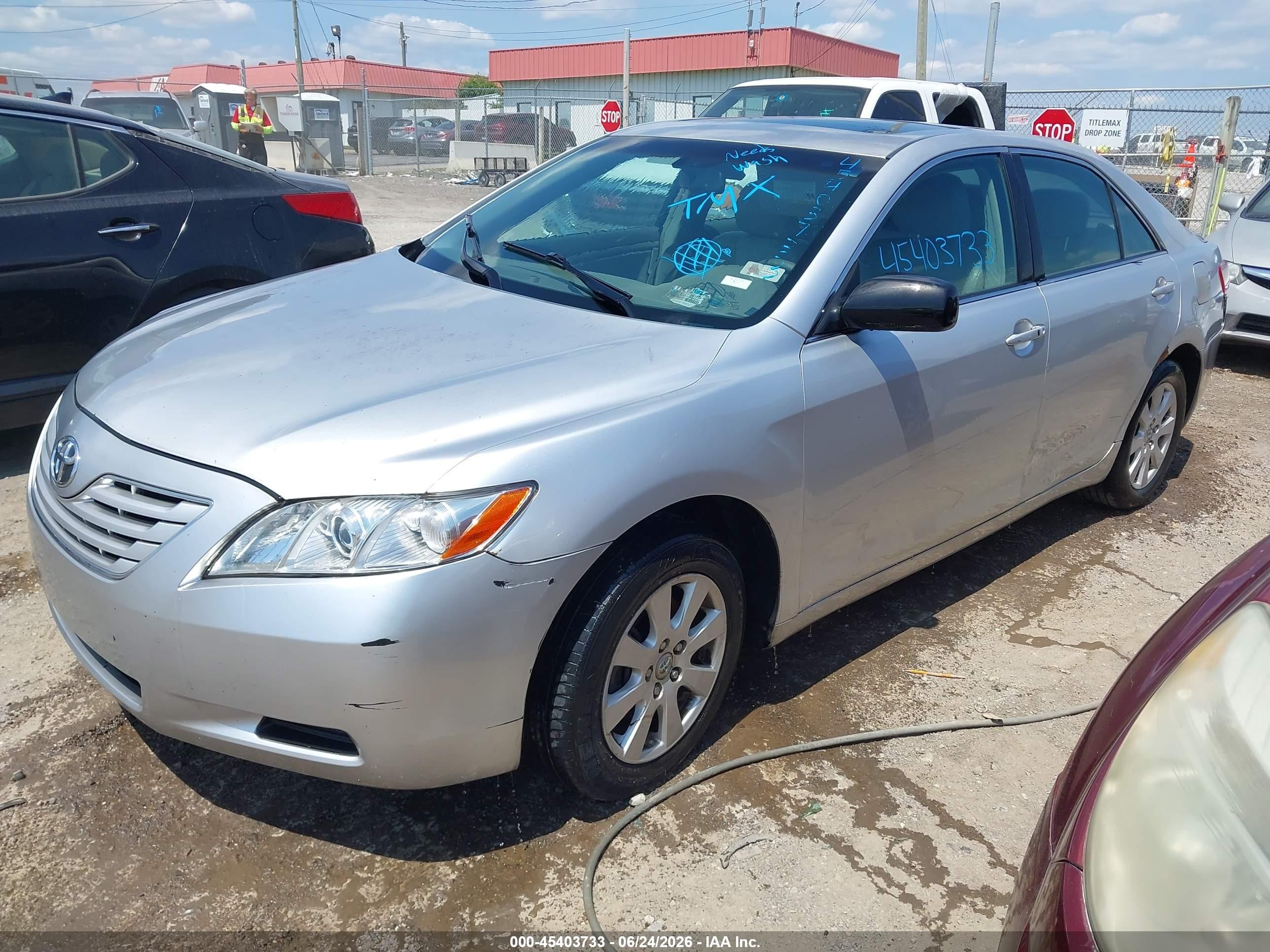 2009 Toyota Camry Xle V6 Silver vin: 4T1BK46K09U587997