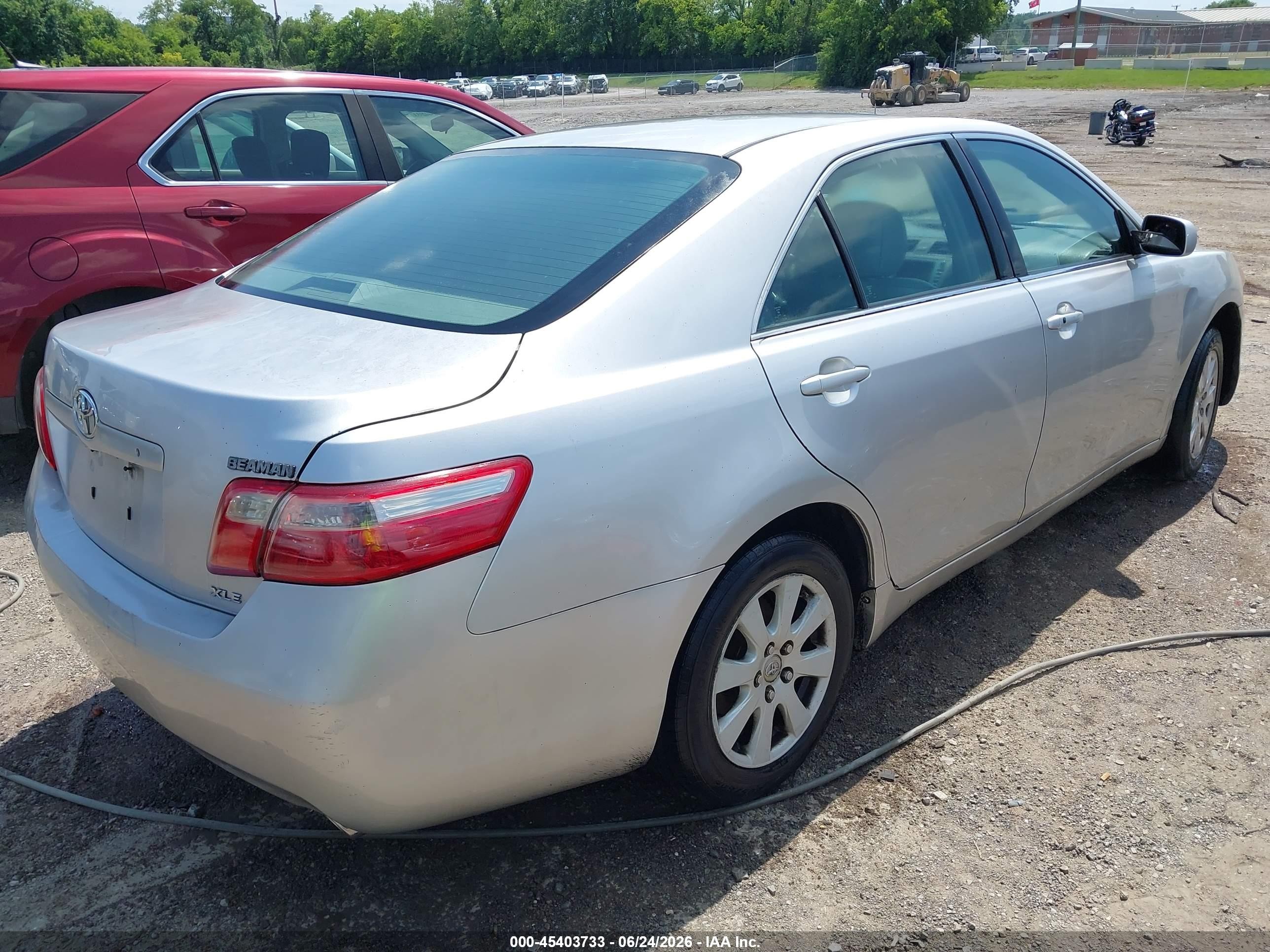 2009 Toyota Camry Xle V6 Silver vin: 4T1BK46K09U587997