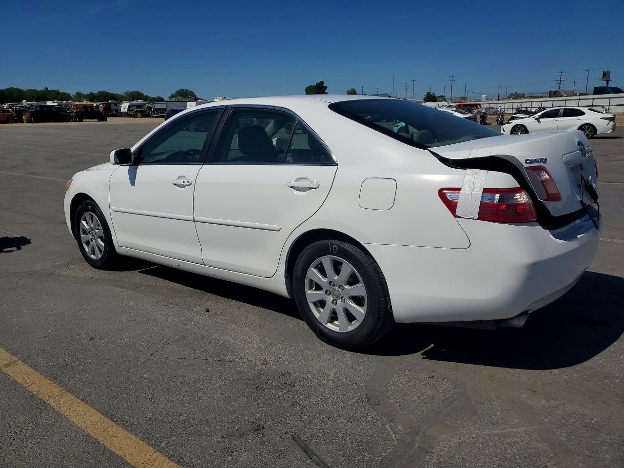 2009 Toyota Camry Xle V6 White vin: 4T1BK46K09U595971