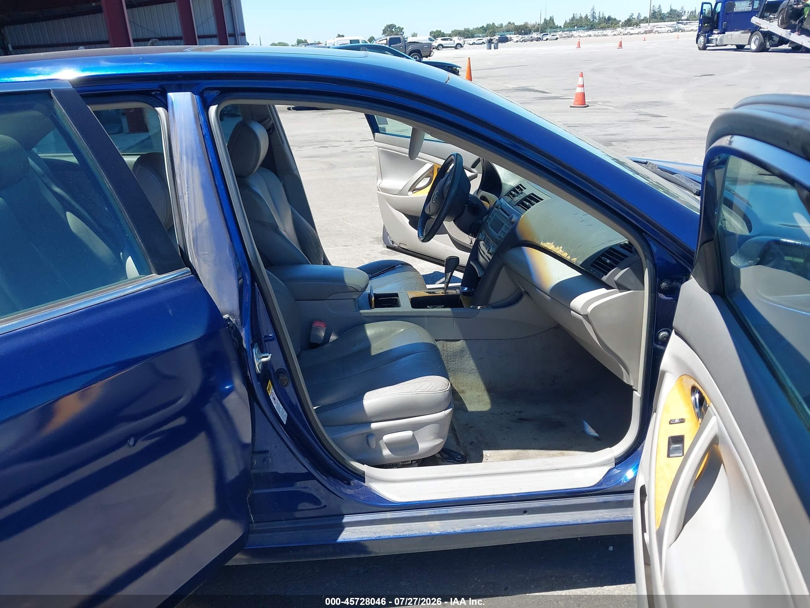 2007 Toyota Camry Xle V6 Blue vin: 4T1BK46K17U012711