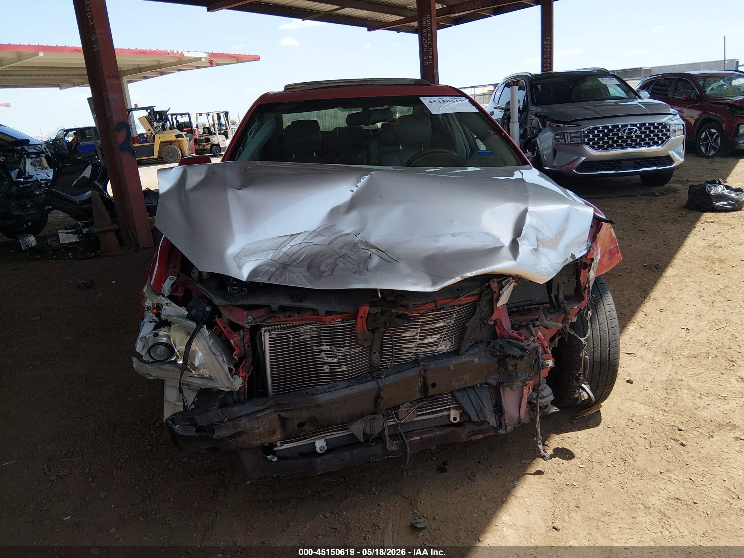 2007 Toyota Camry Xle V6 Red vin: 4T1BK46K17U016371