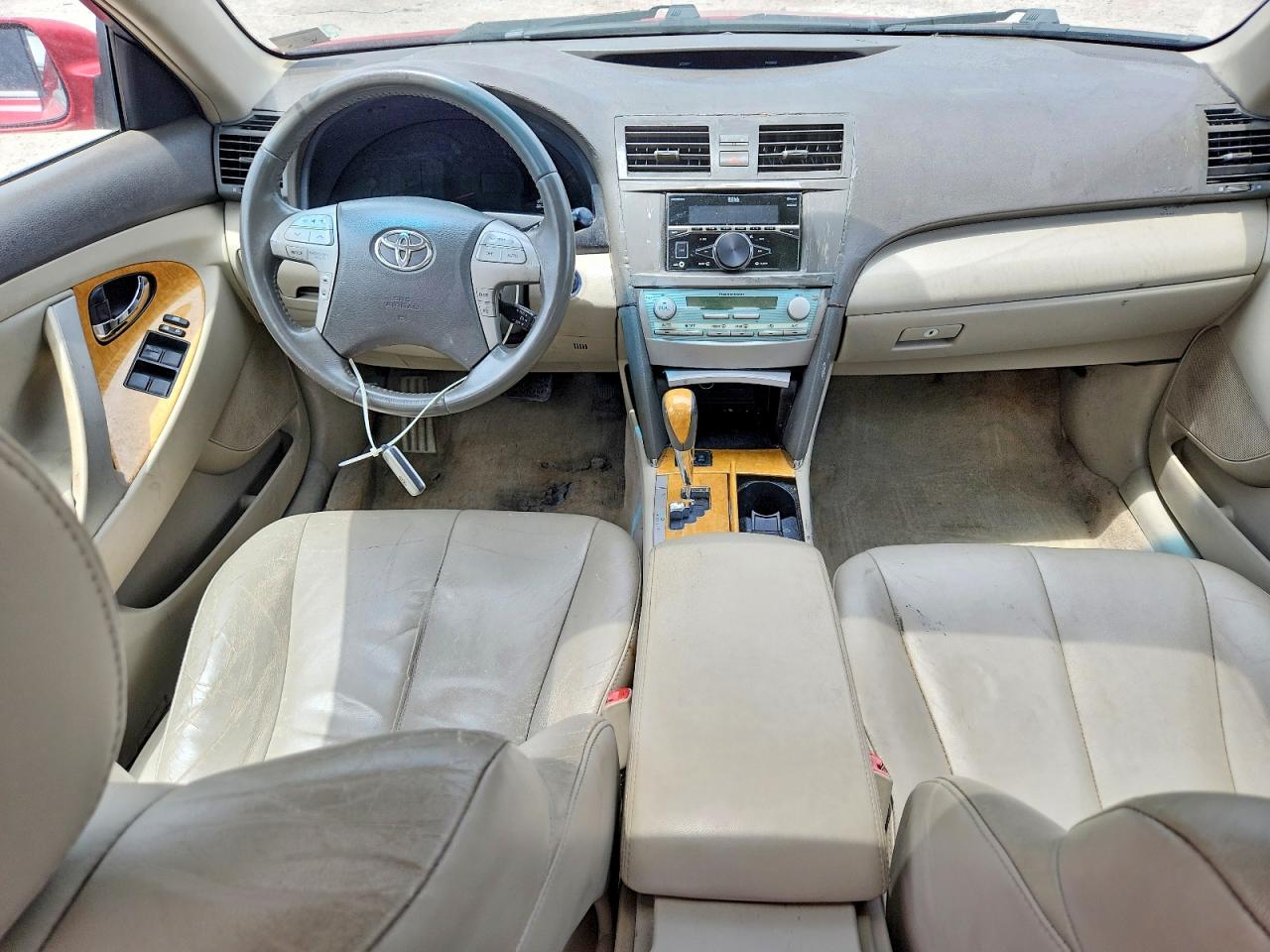 2007 Toyota Camry Xle V6 Red vin: 4T1BK46K17U036927