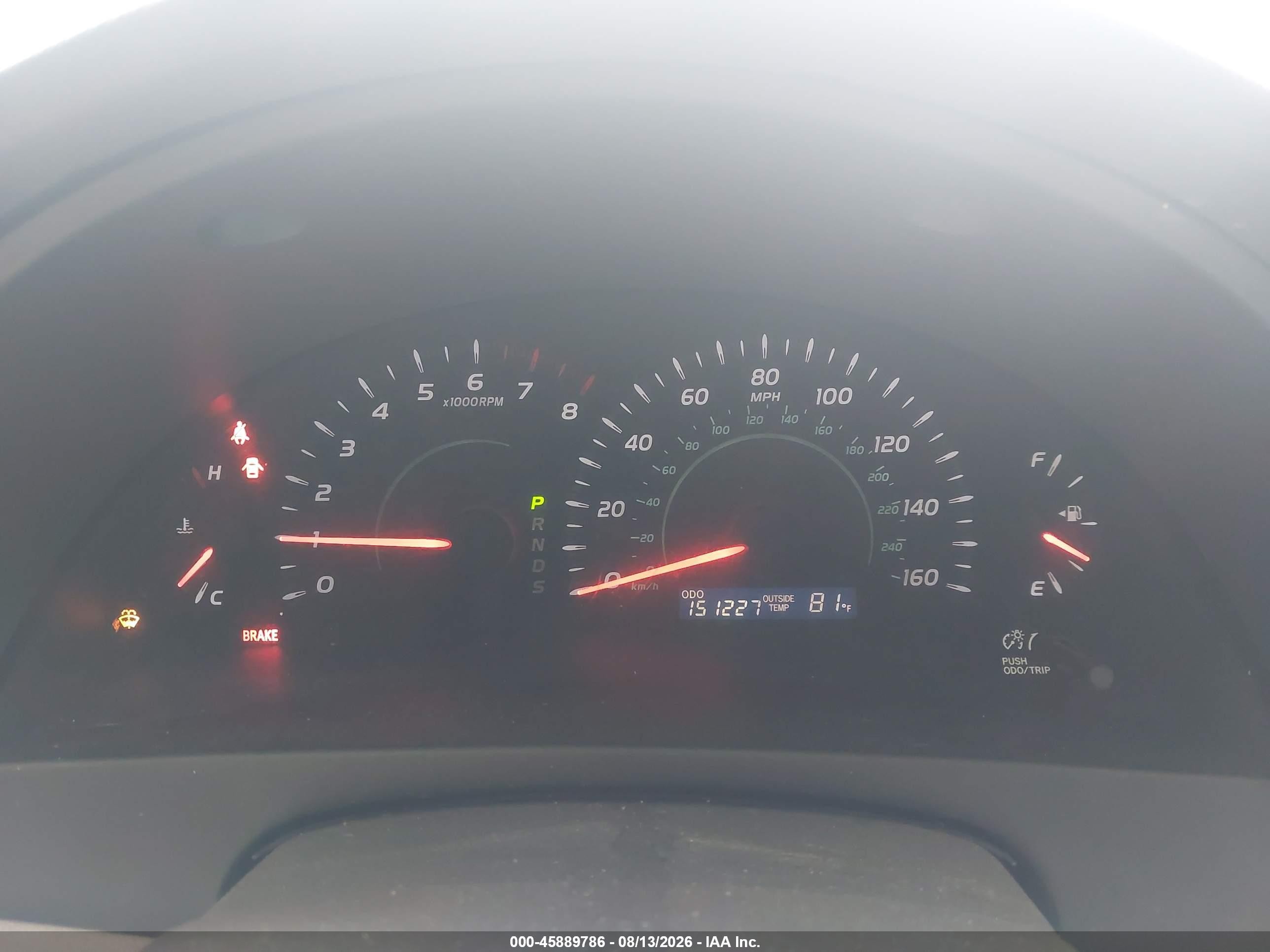 2007 Toyota Camry Le V6 Silver vin: 4T1BK46K17U039441