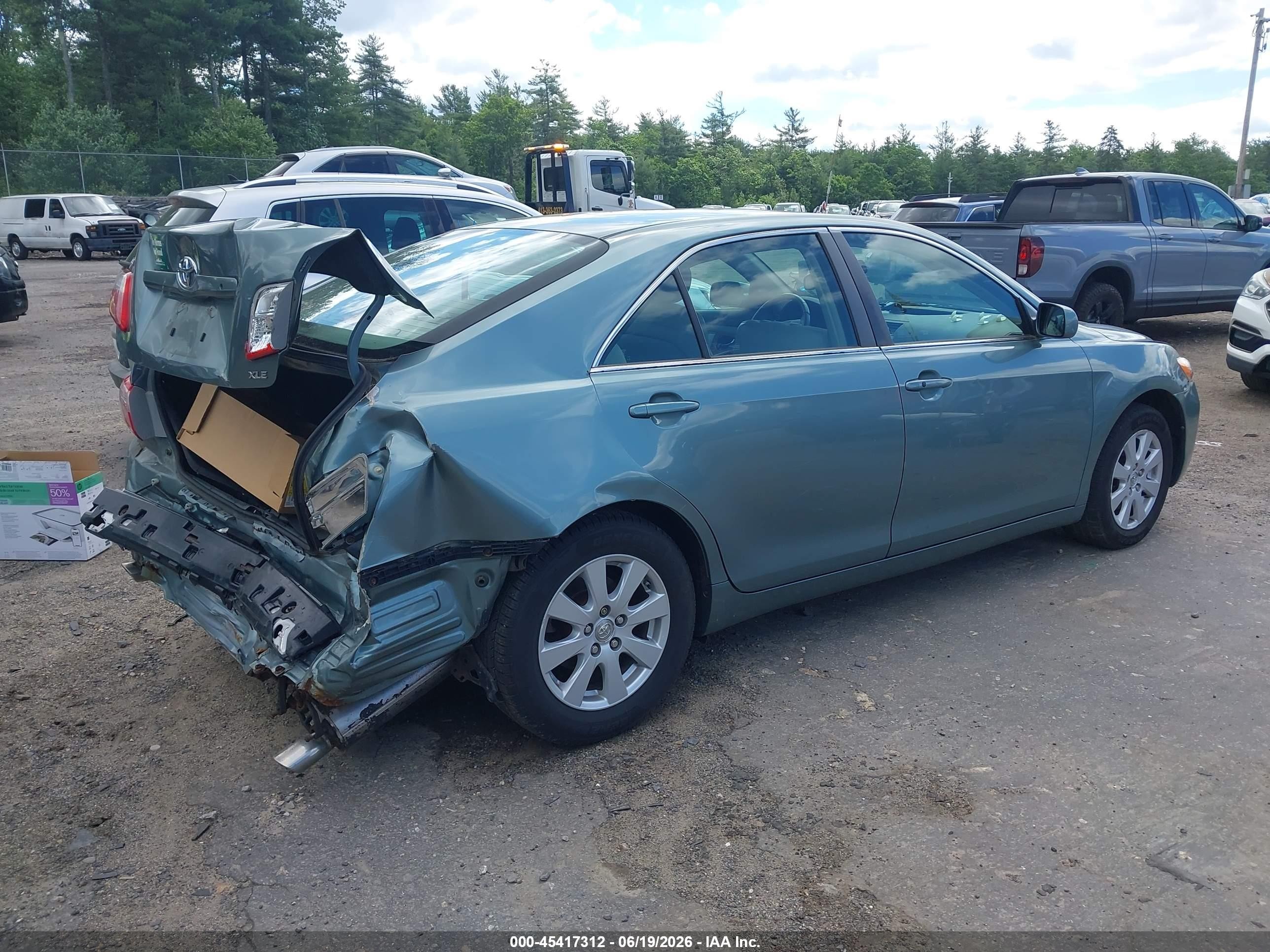 2007 Toyota Camry Xle V6 Green vin: 4T1BK46K17U514327
