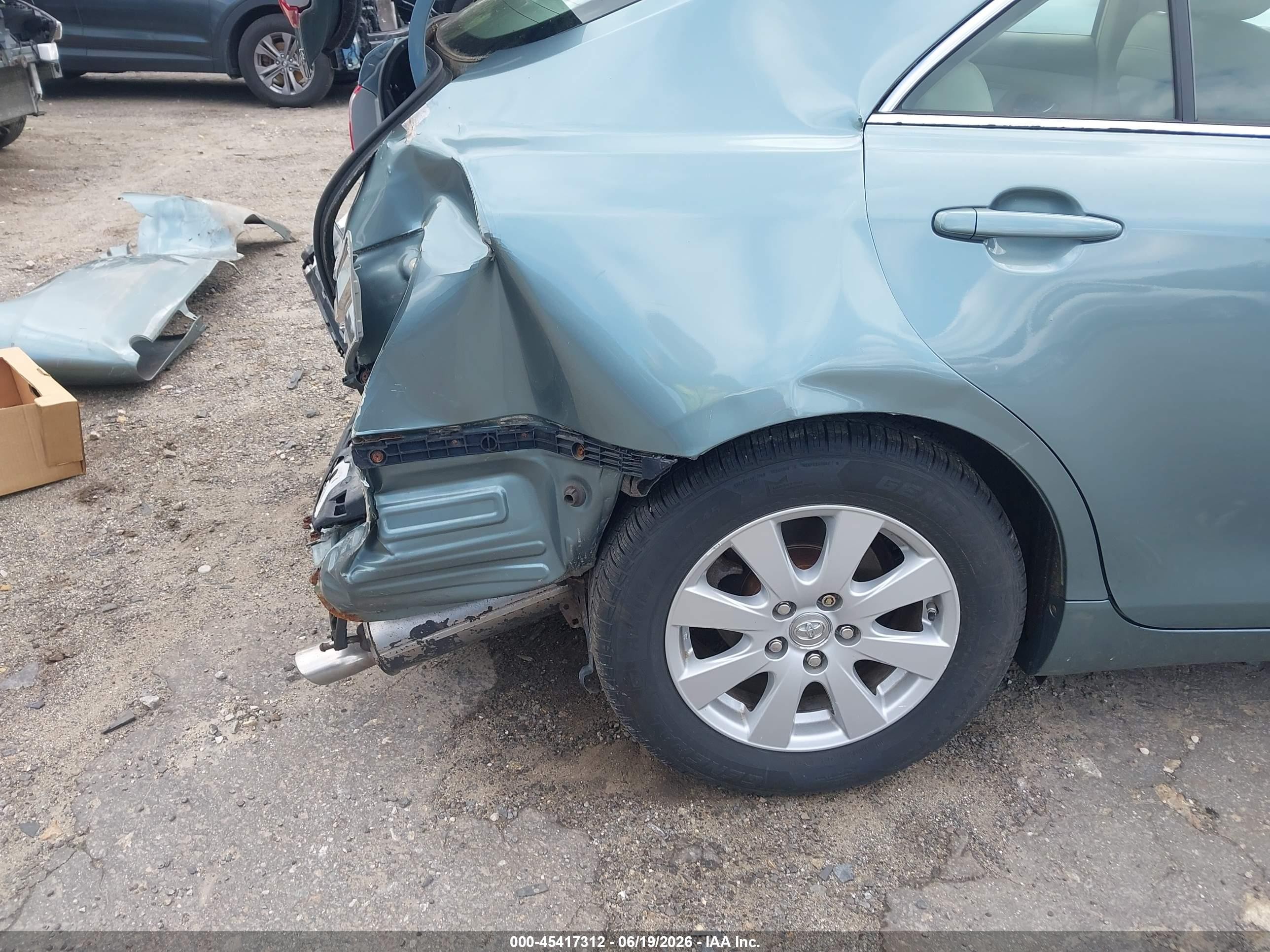 2007 Toyota Camry Xle V6 Green vin: 4T1BK46K17U514327
