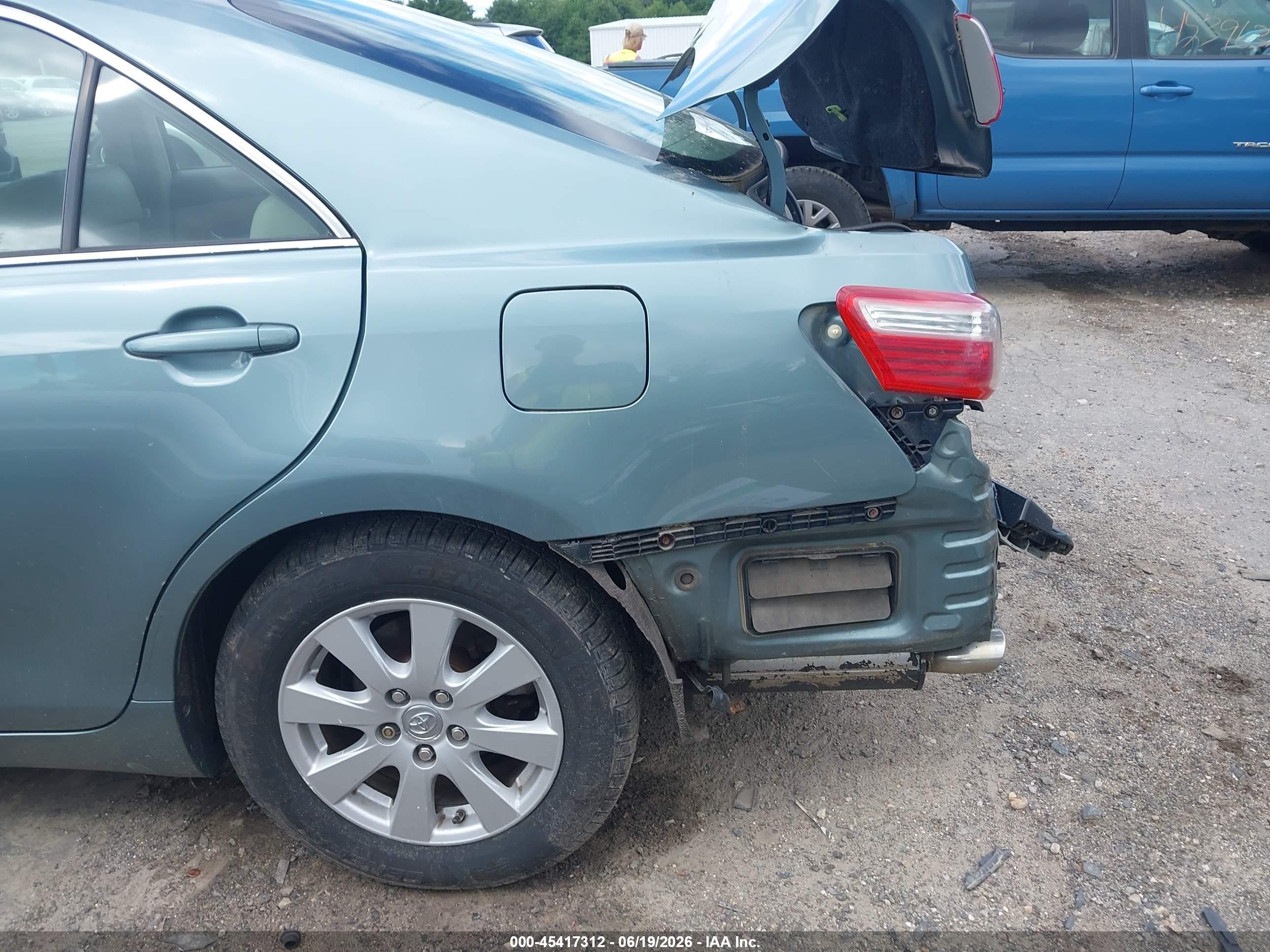2007 Toyota Camry Xle V6 Green vin: 4T1BK46K17U514327