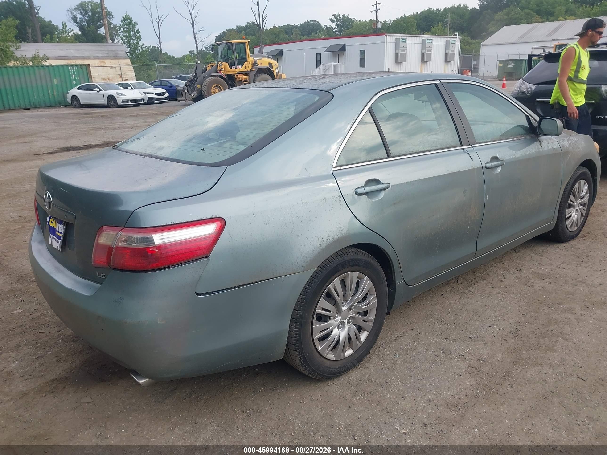 2007 Toyota Camry Le V6 Teal vin: 4T1BK46K17U530575