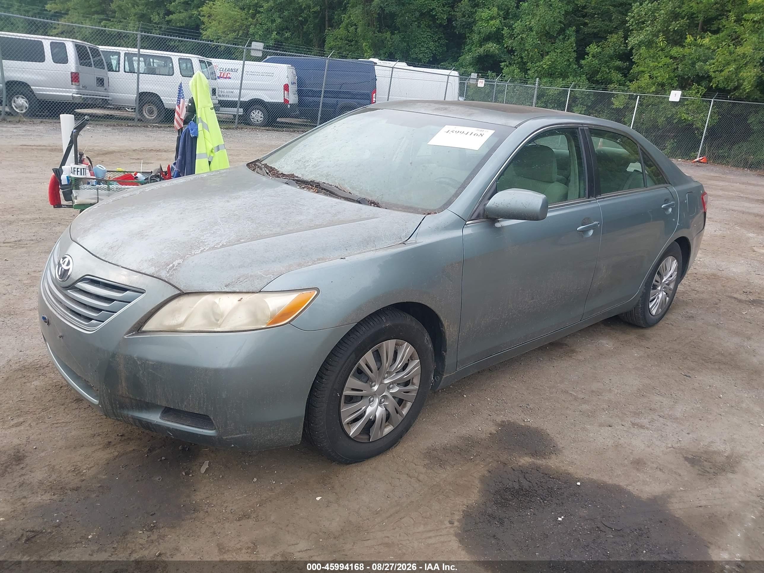 2007 Toyota Camry Le V6 Teal vin: 4T1BK46K17U530575