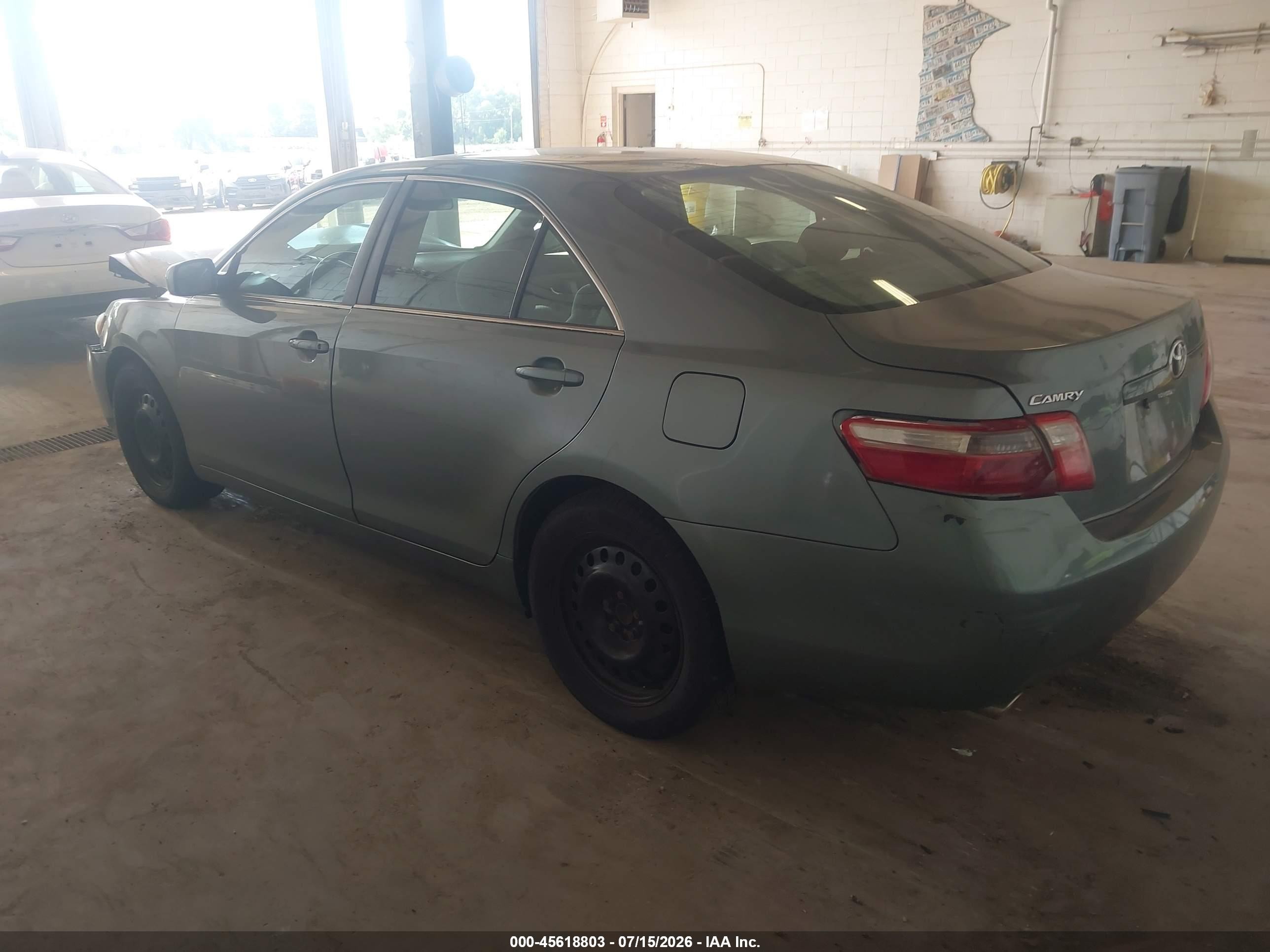 2007 Toyota Camry Le V6 Silver vin: 4T1BK46K17U530754