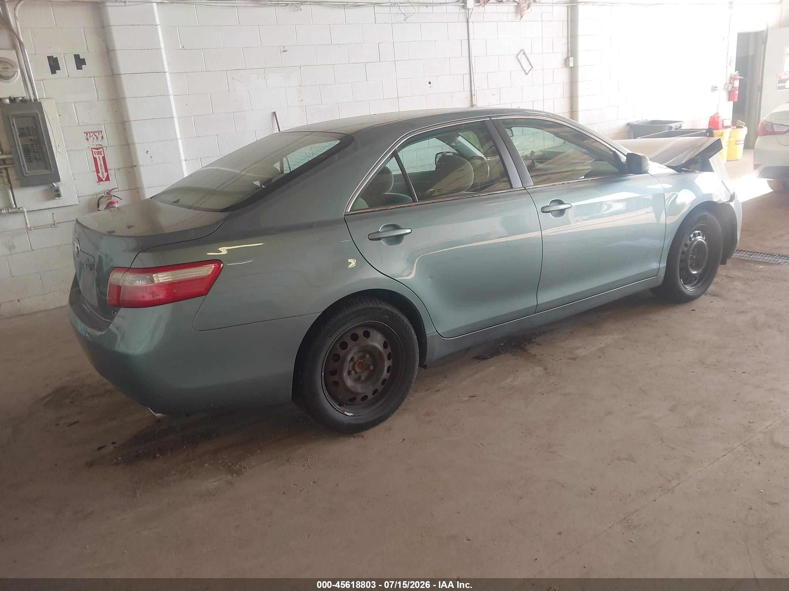 2007 Toyota Camry Le V6 Silver vin: 4T1BK46K17U530754