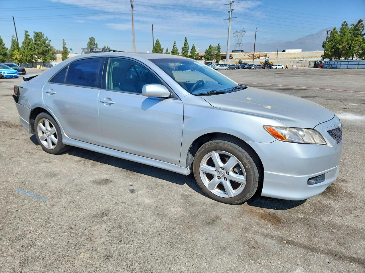 2007 Toyota Camry Se V6 Silver vin: 4T1BK46K17U536845