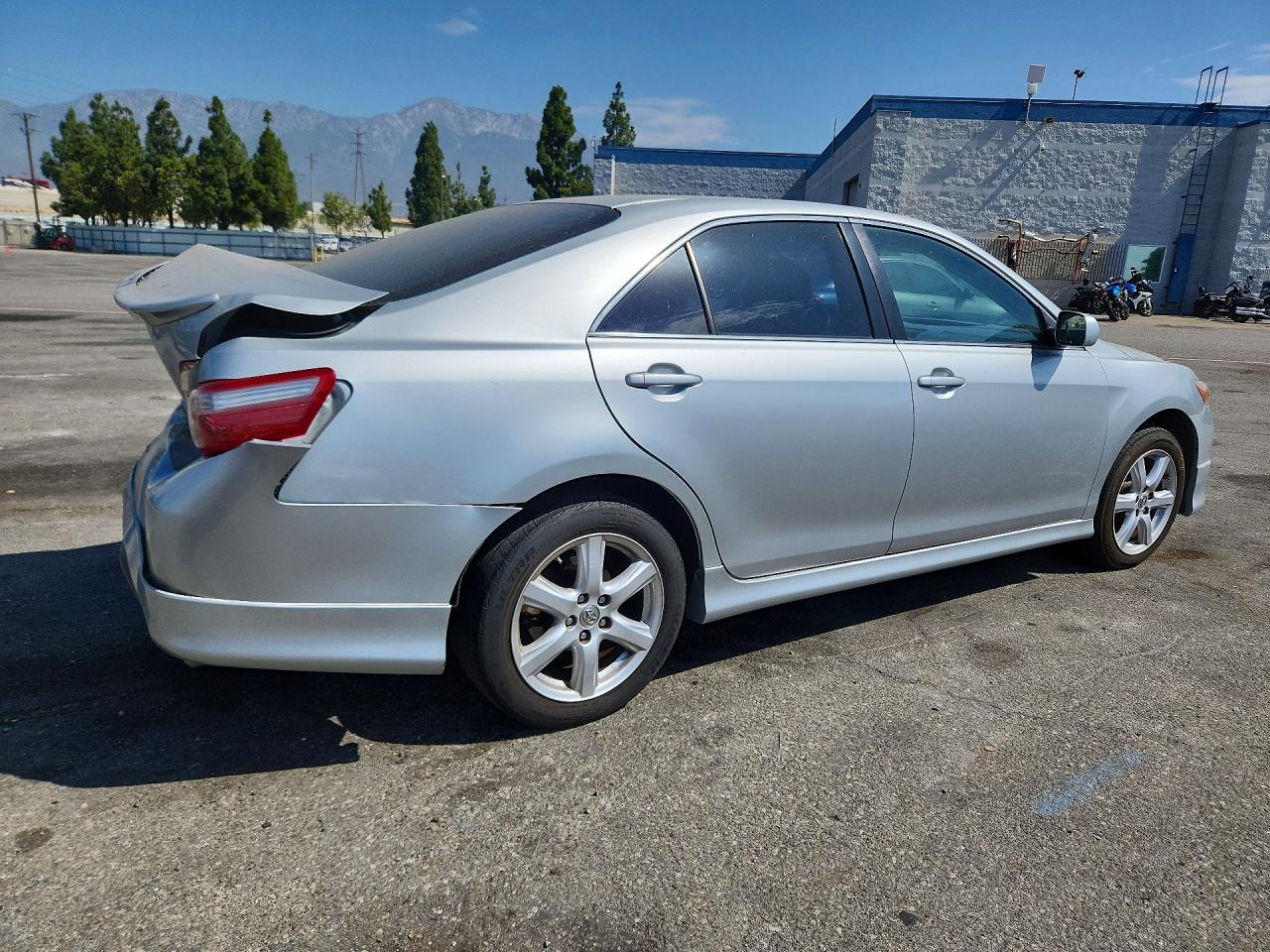 2007 Toyota Camry Se V6 Silver vin: 4T1BK46K17U536845